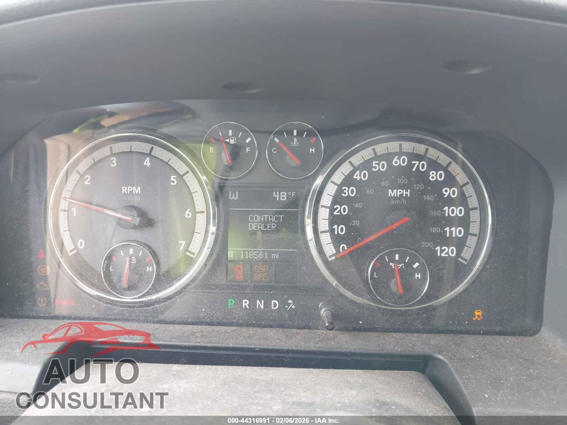 DODGE RAM 1500 2009 - 1D3HV18TX9S819356