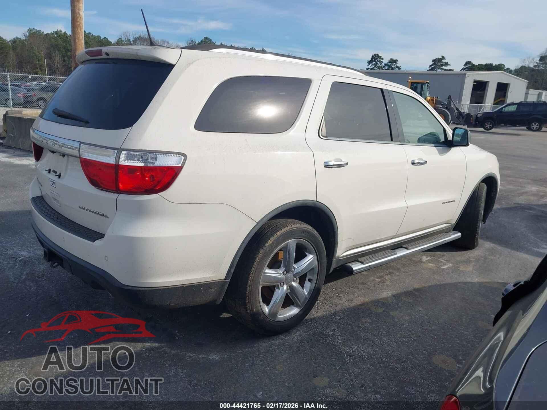 DODGE DURANGO 2012 - 1C4SDHET5CC144466