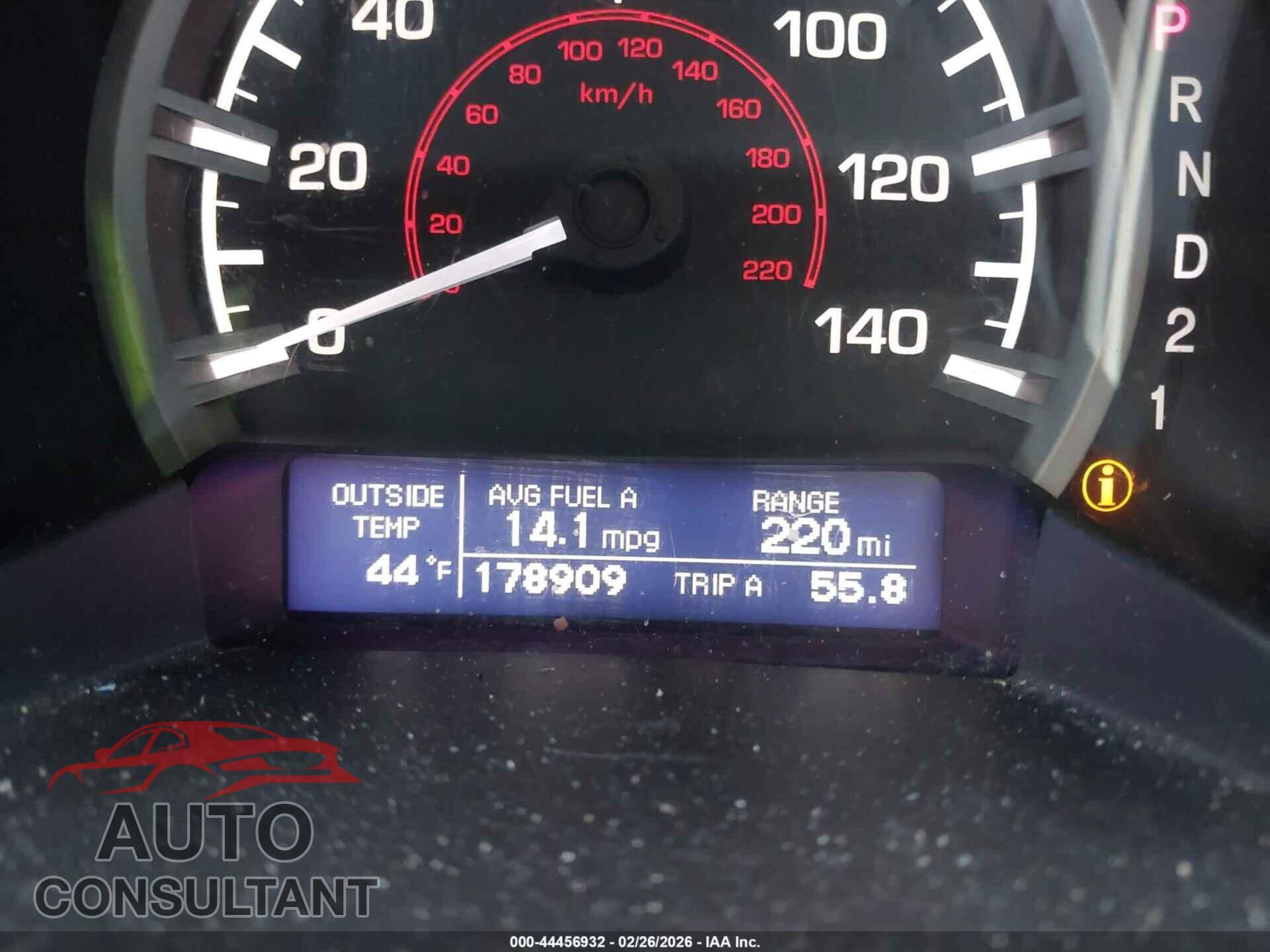 HONDA RIDGELINE 2012 - 5FPYK1F52CB455189