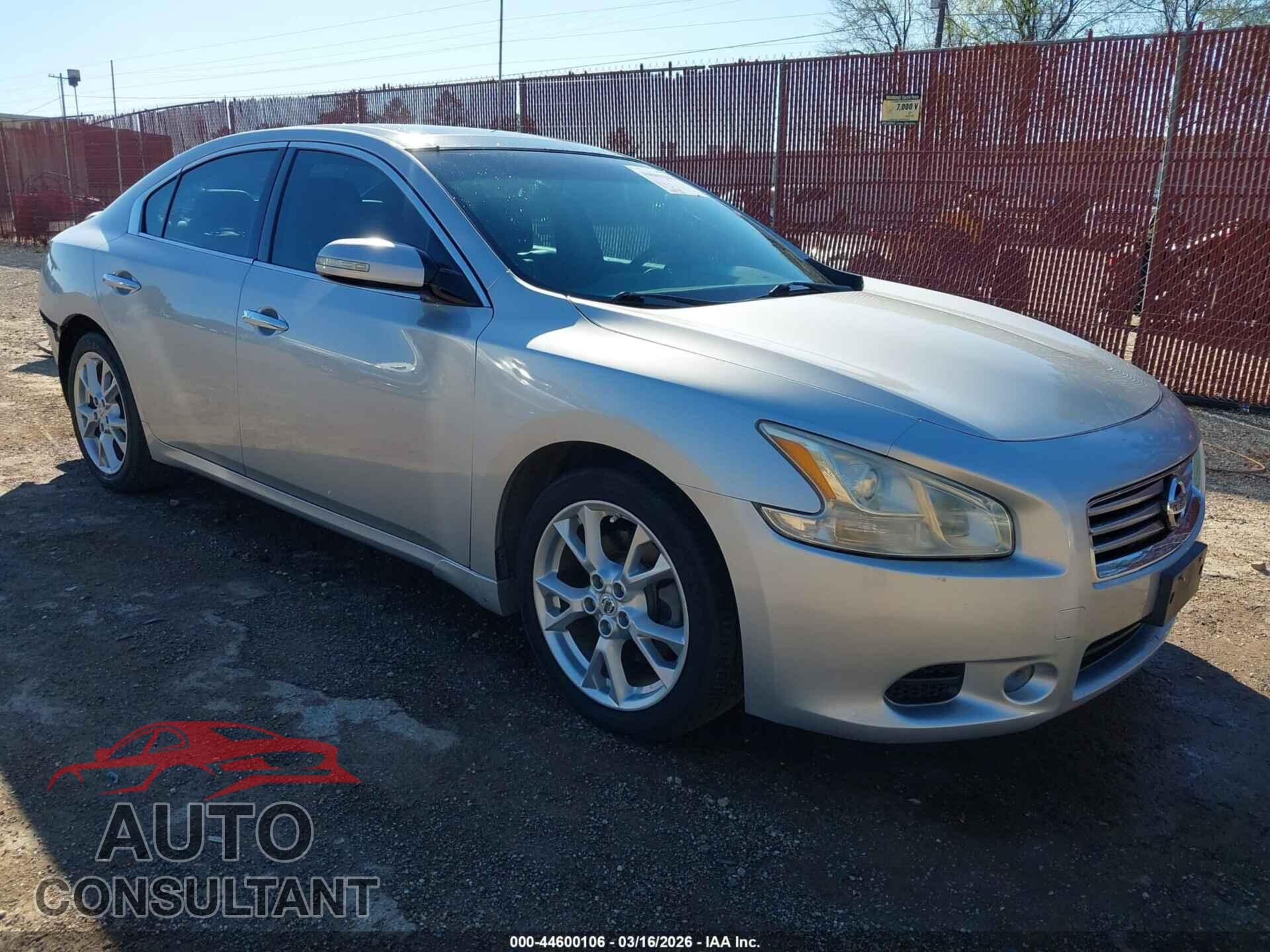 NISSAN MAXIMA 2013 - 1N4AA5AP9DC809727