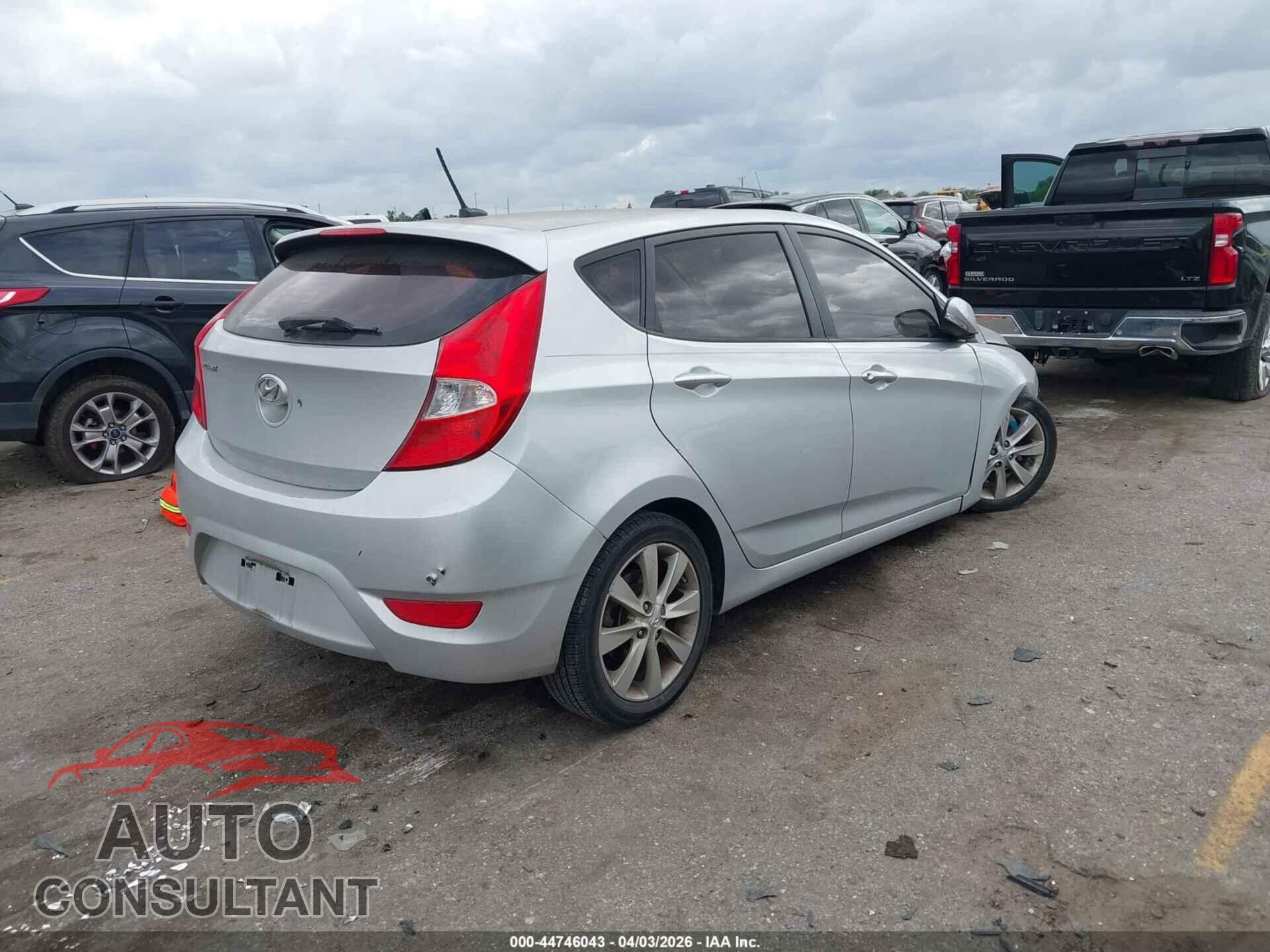 HYUNDAI ACCENT 2014 - KMHCU5AE5EU159780