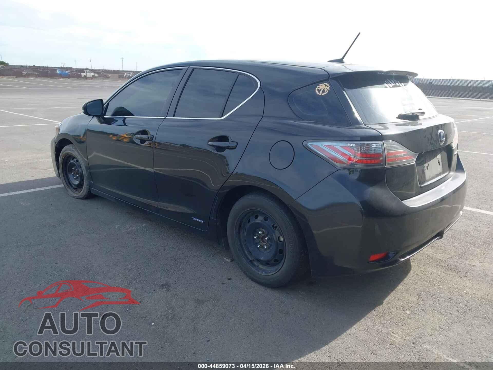 LEXUS CT 200H 2013 - JTHKD5BH6D2160308
