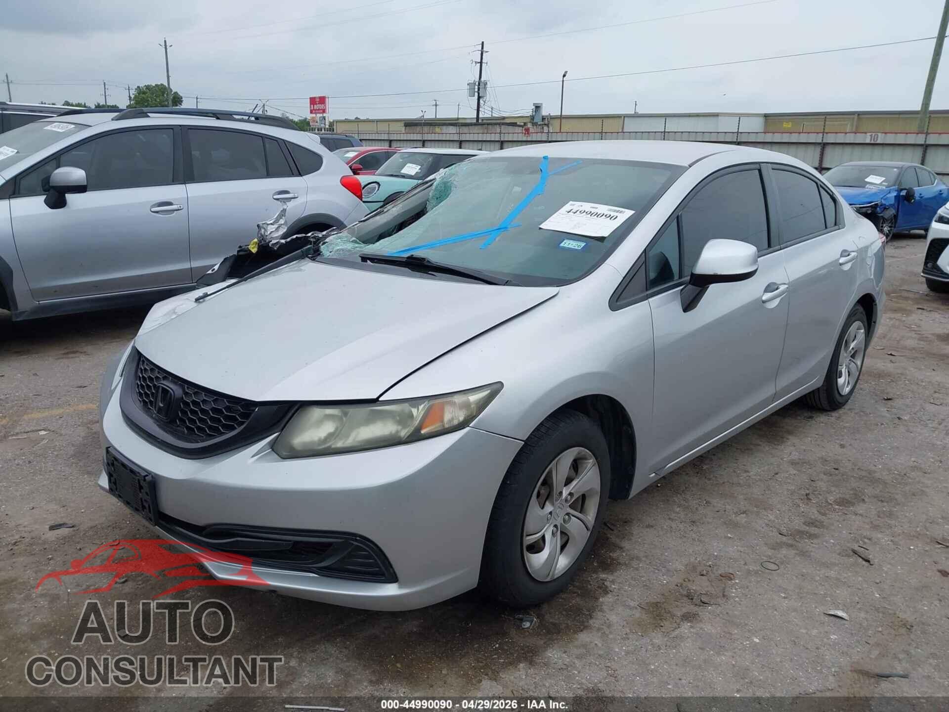 HONDA CIVIC 2013 - 19XFB2F53DE079664