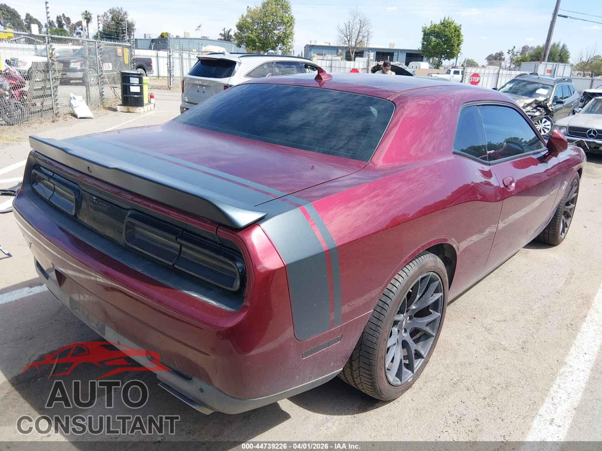 DODGE CHALLENGER 2019 - 2C3CDZFJ0KH656465