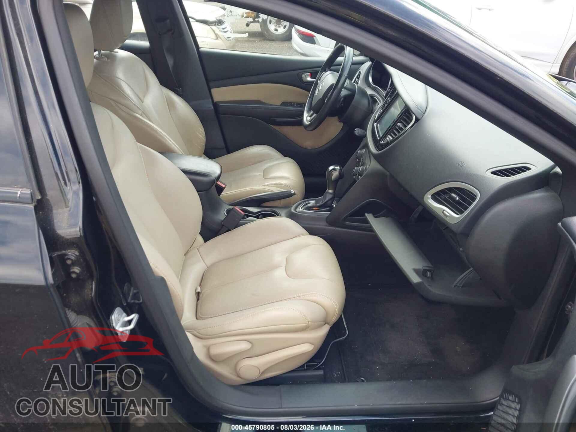 DODGE DART 2013 - 1C3CDFCA6DD188650