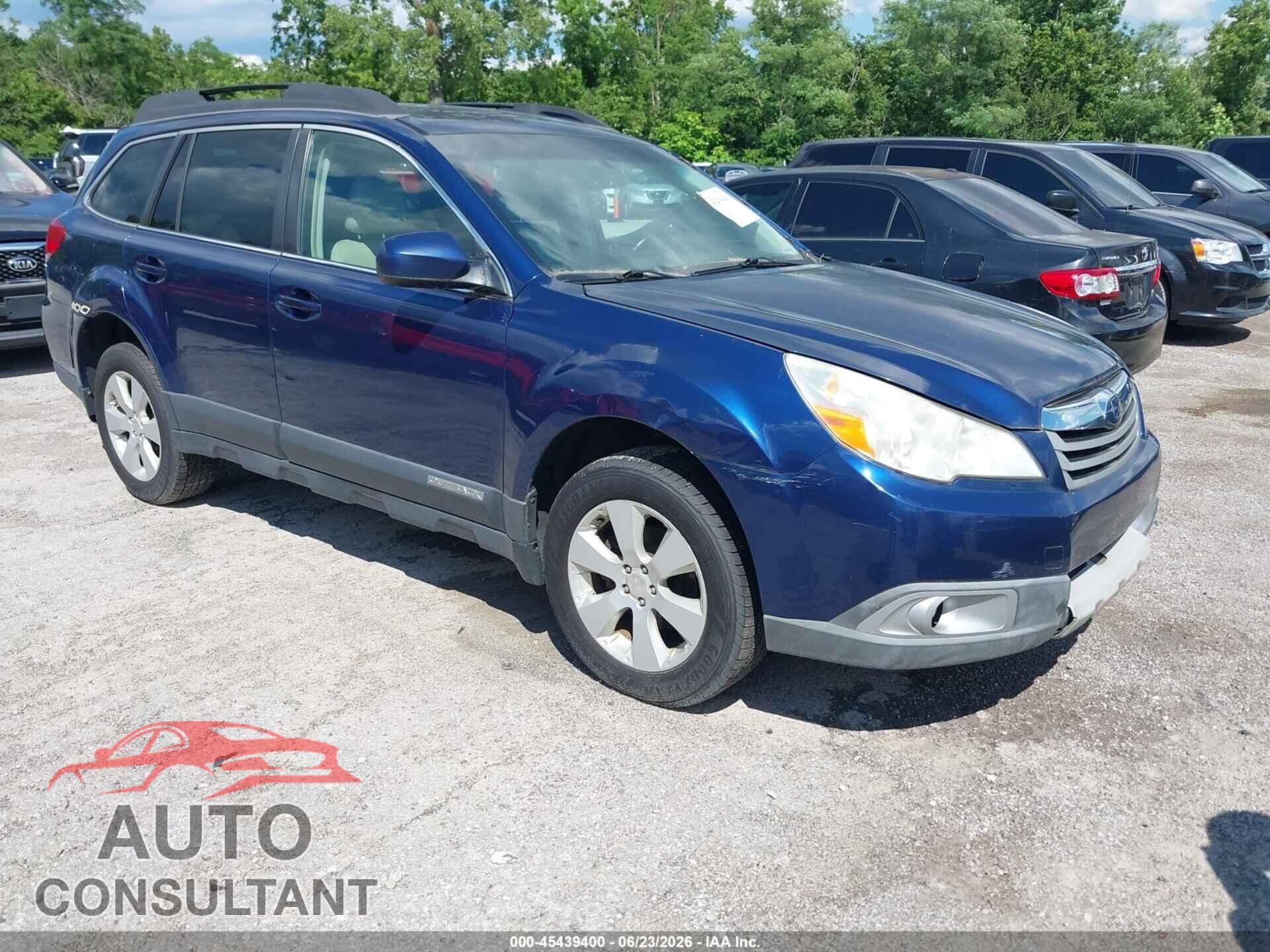 SUBARU OUTBACK 2010 - 4S4BRBJC2A3344430
