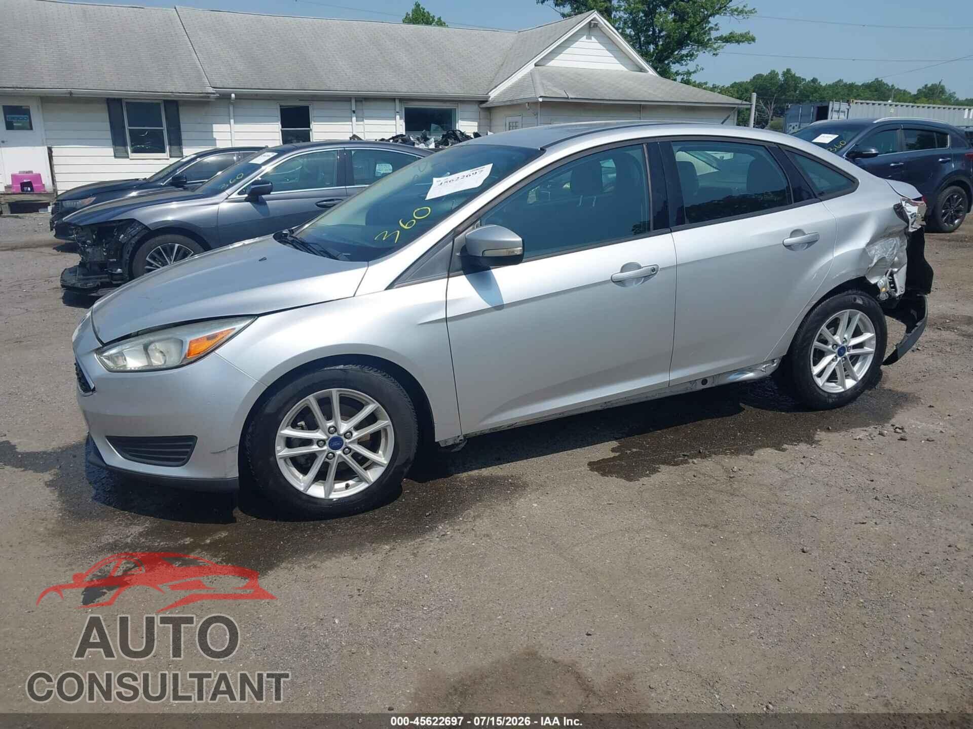 FORD FOCUS 2016 - 1FADP3F2XGL397464