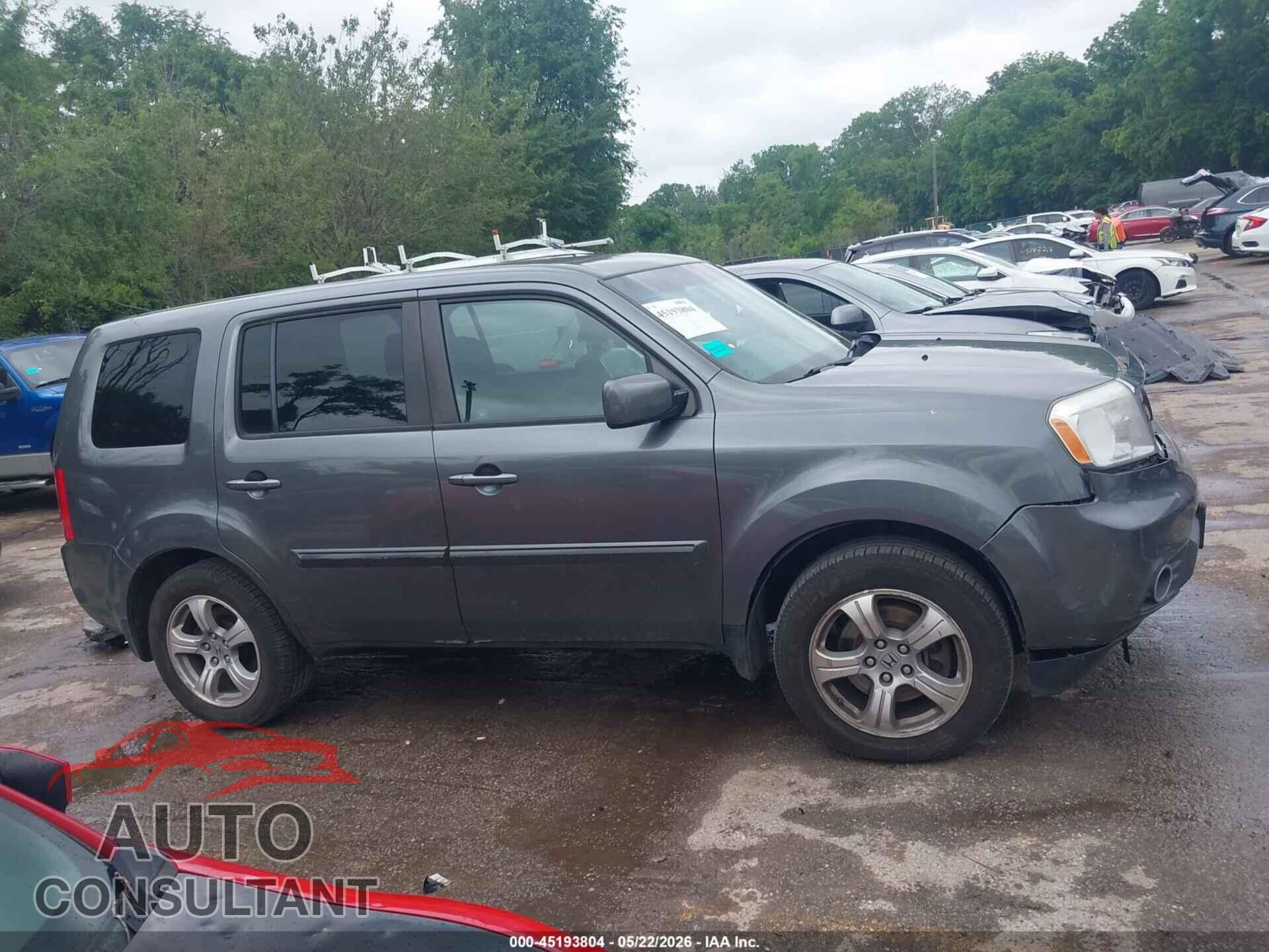 HONDA PILOT 2012 - 5FNYF4H60CB025357