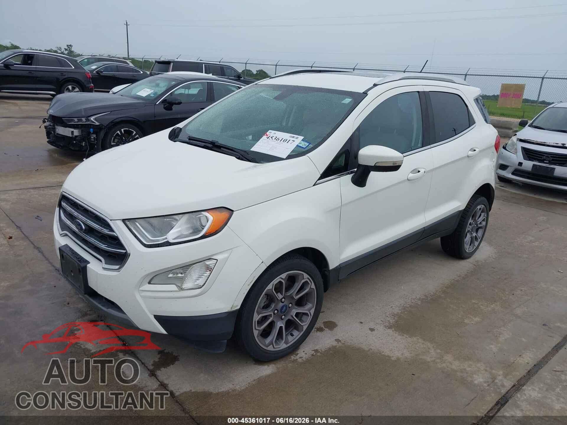 FORD ECOSPORT 2020 - MAJ6S3KL0LC349200