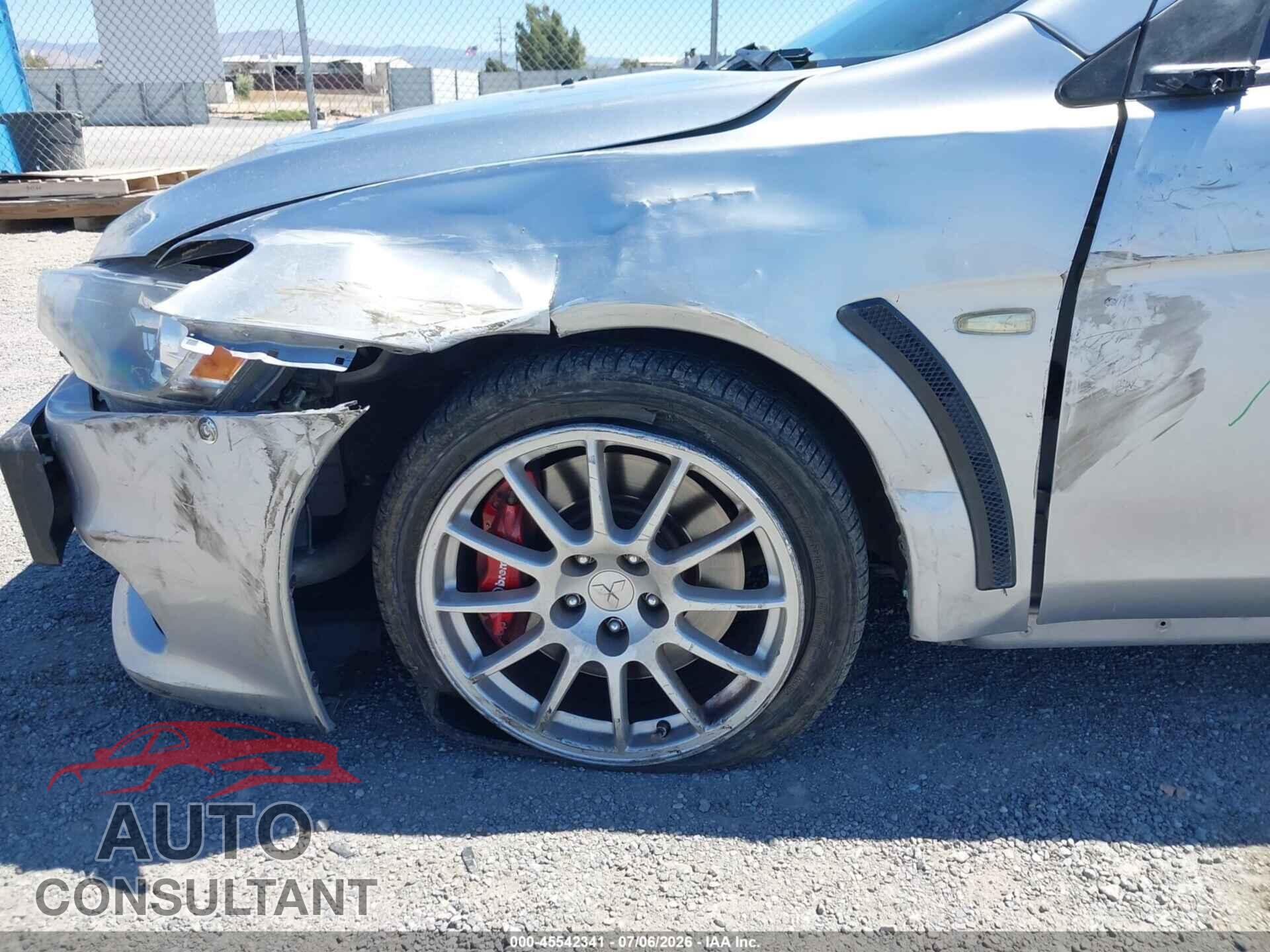 MITSUBISHI LANCER EVOLUTION 2015 - JA32W8FV8FU006606