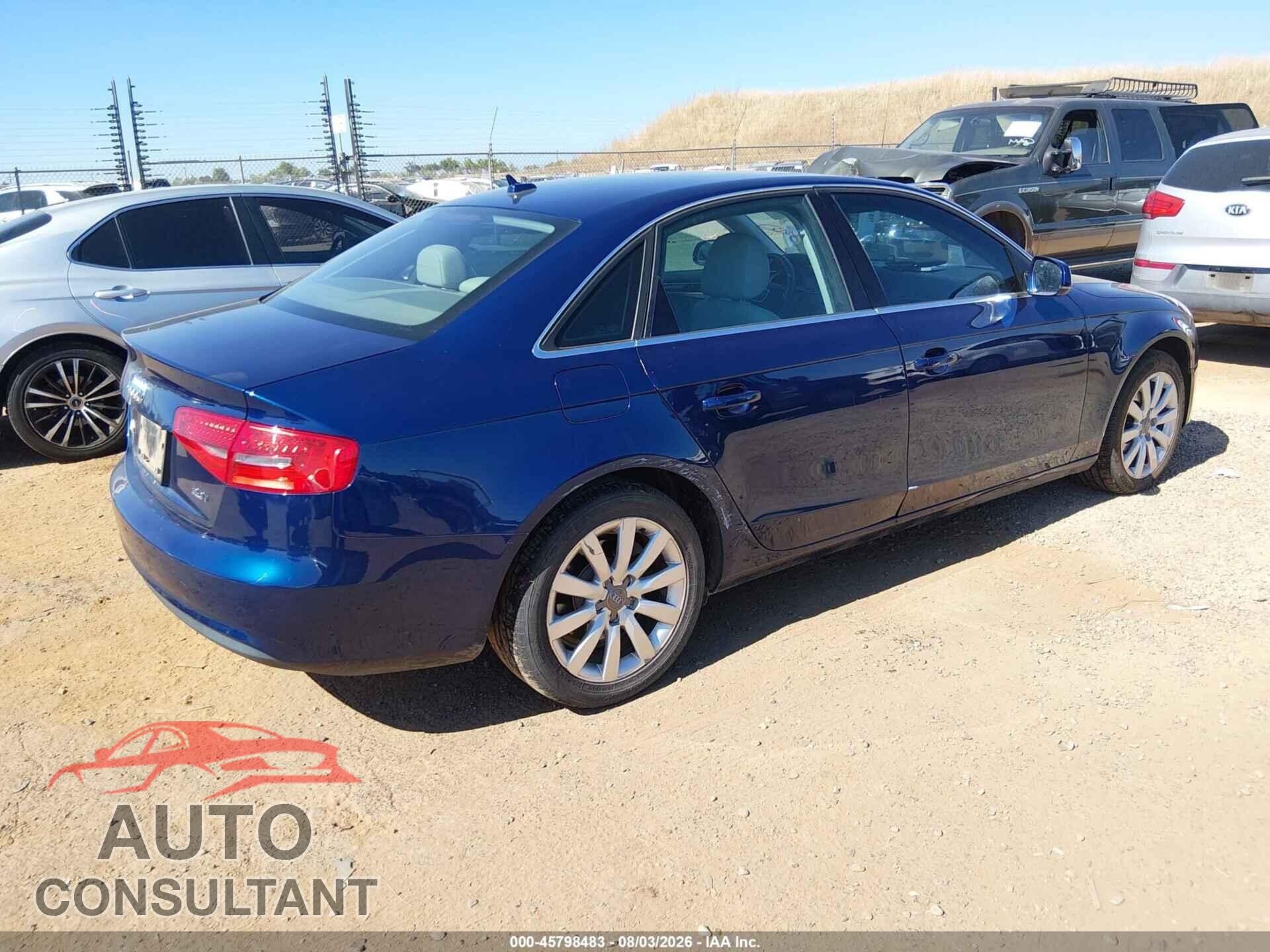 AUDI A4 2013 - WAUAFAFL3DN034207