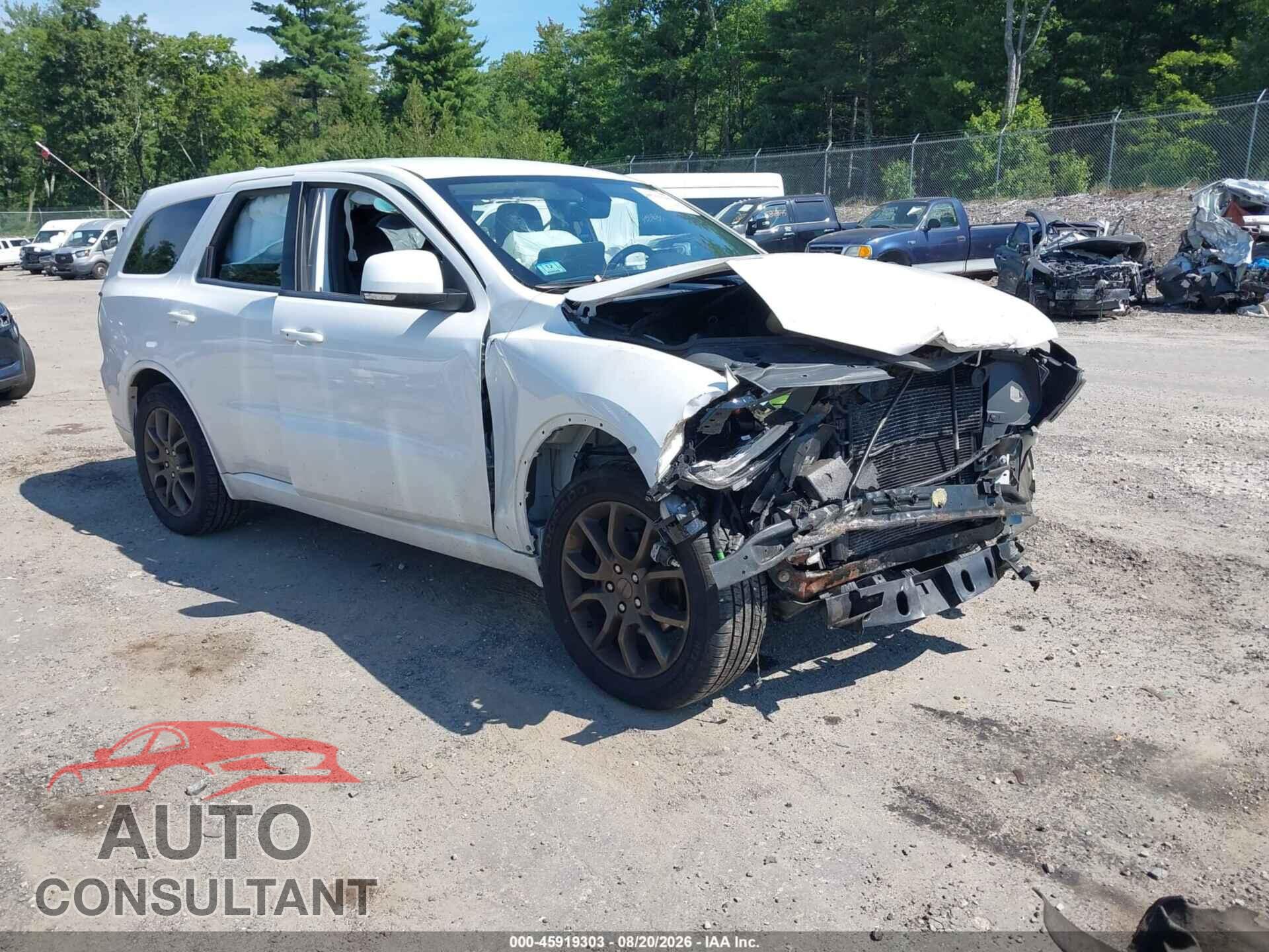 DODGE DURANGO 2017 - 1C4RDJDG6HC781061