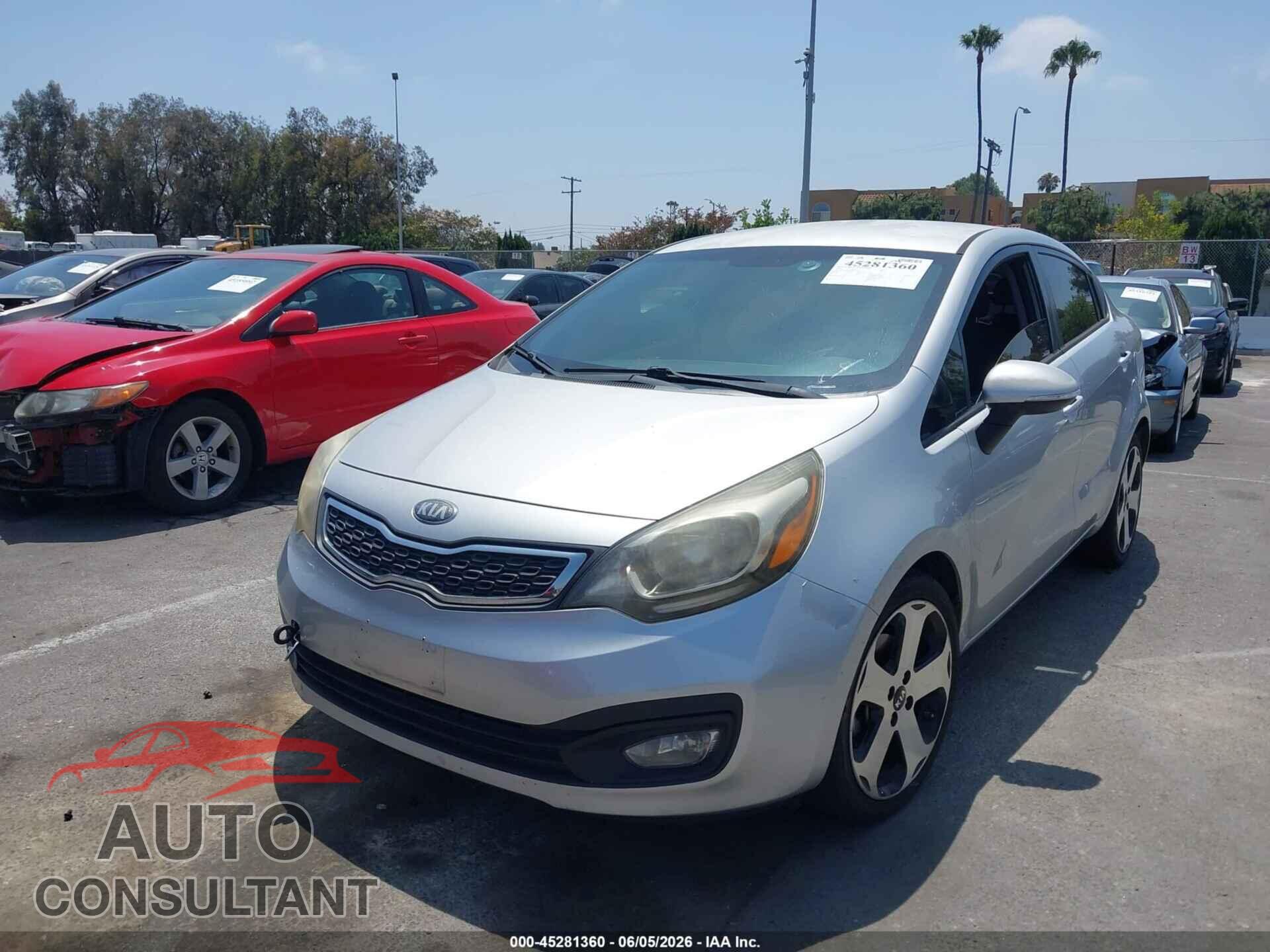 KIA RIO 2013 - KNADN4A33D6271055