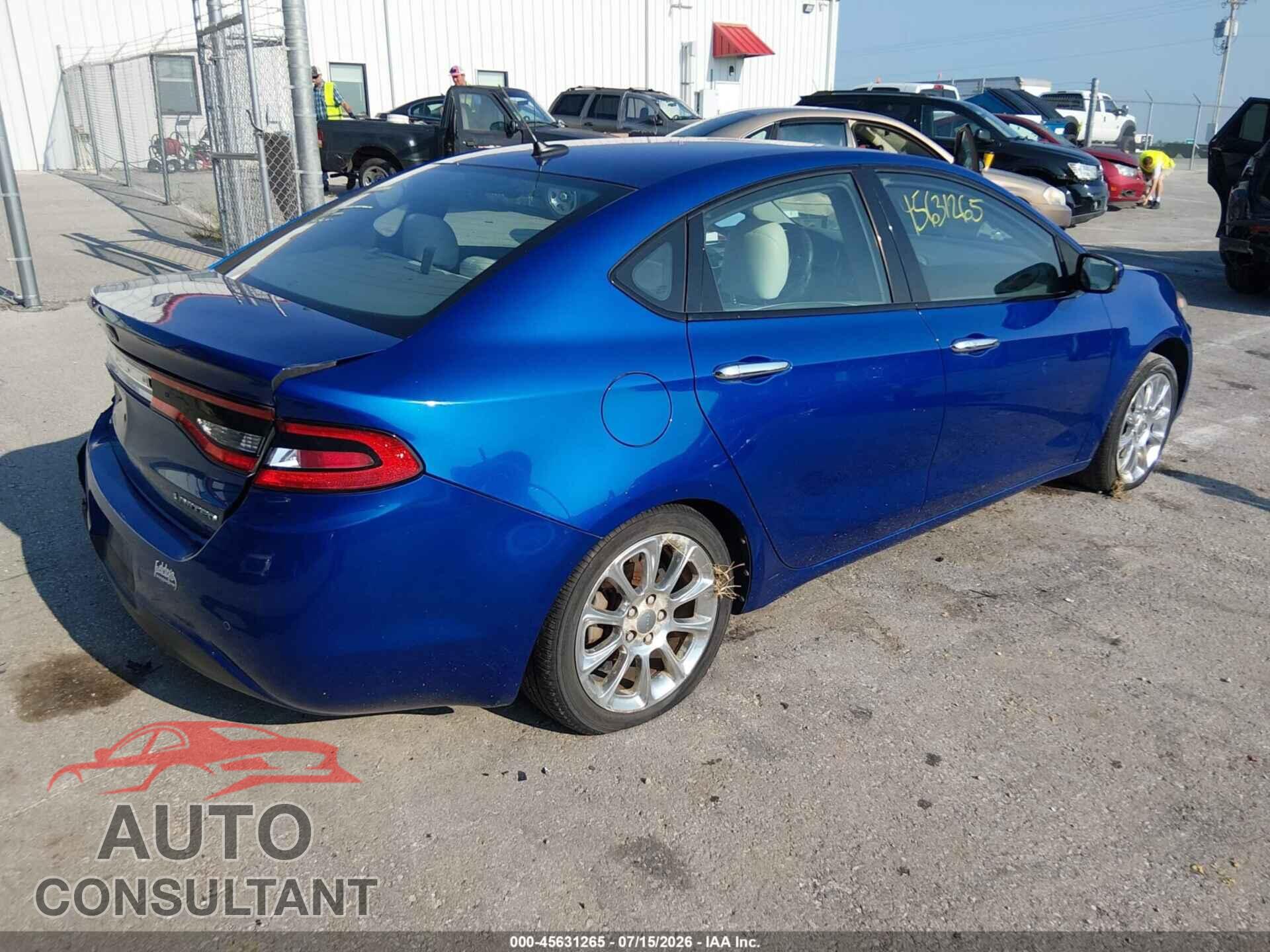 DODGE DART 2013 - 1C3CDFCA5DD132814