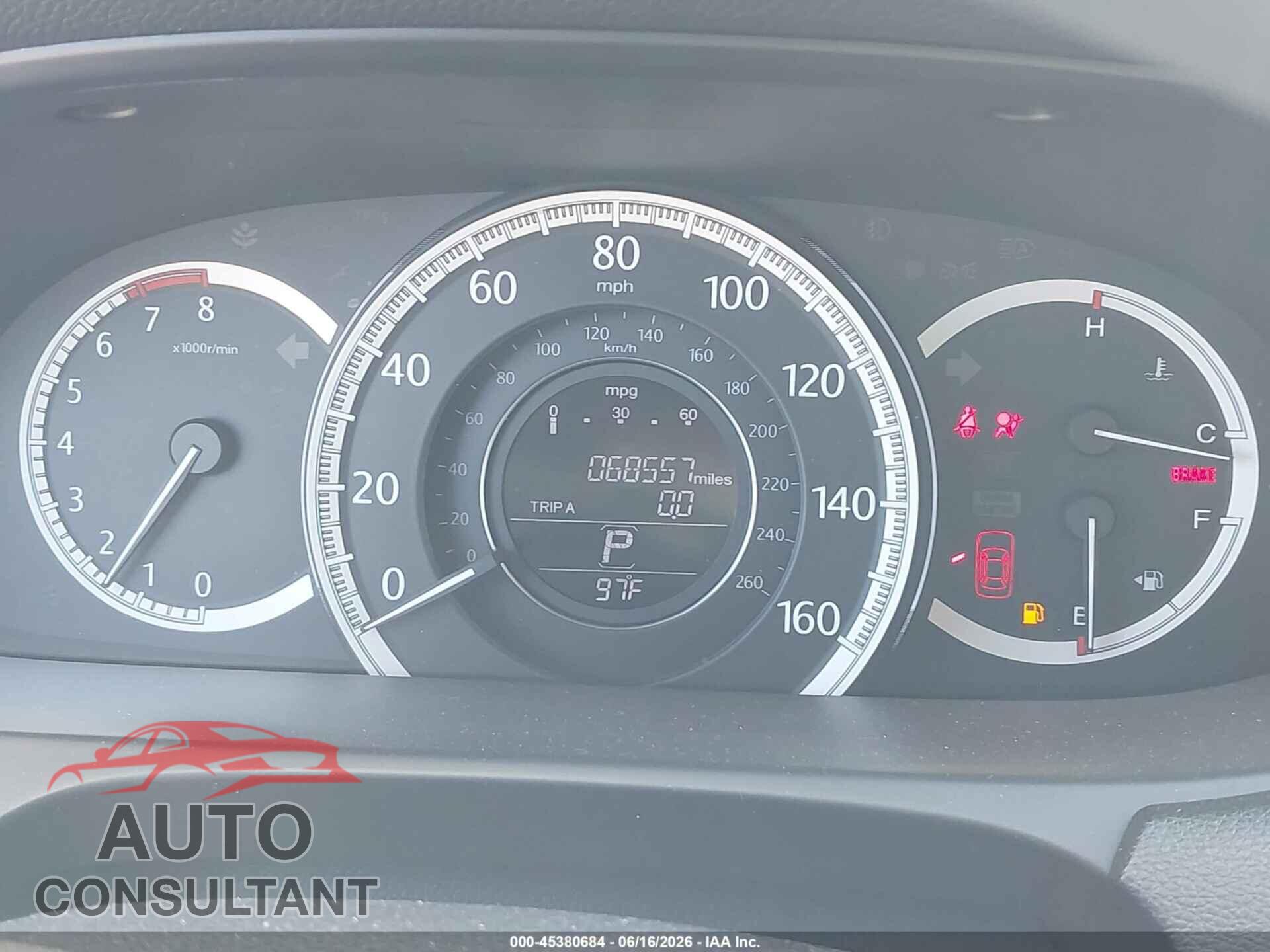 HONDA ACCORD 2014 - 1HGCR2F7XEA166757