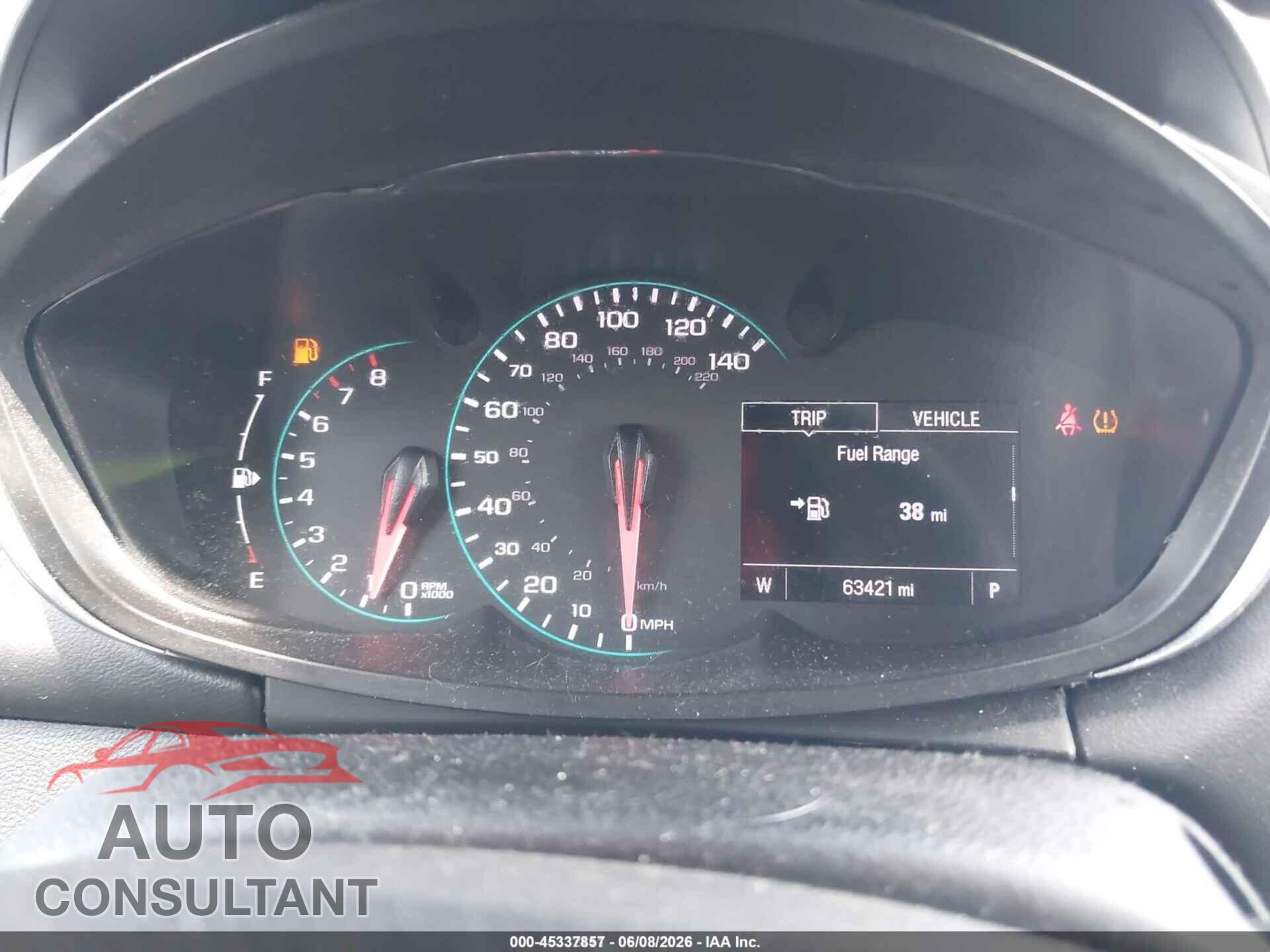 CHEVROLET TRAX 2017 - 3GNCJNSB3HL250683