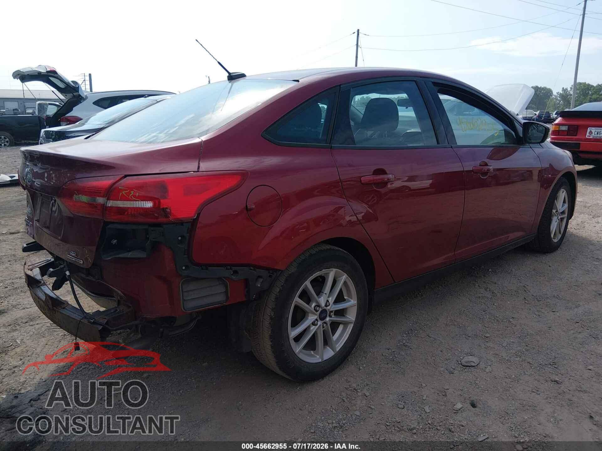 FORD FOCUS 2016 - 1FADP3F23GL343486