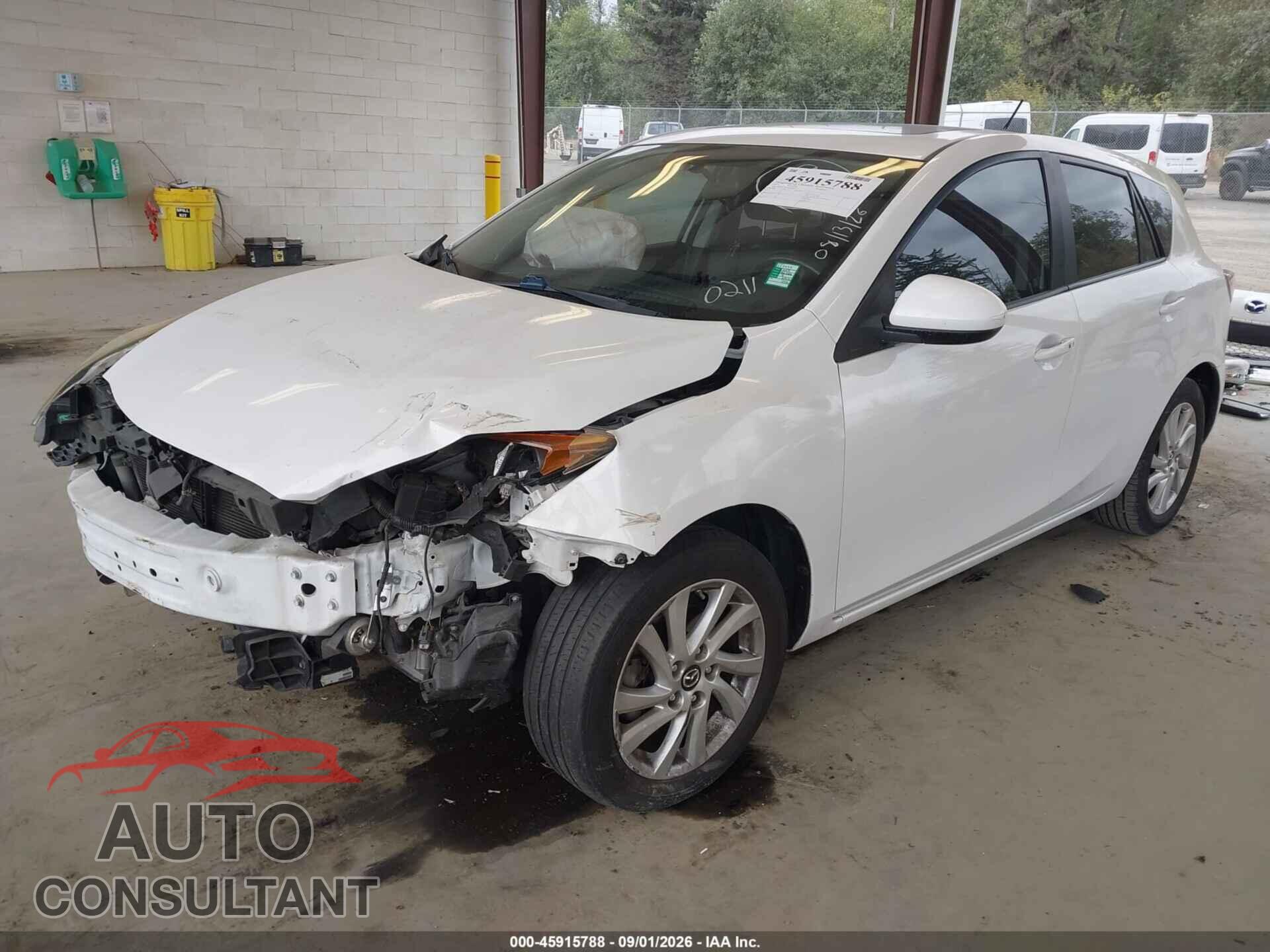 MAZDA MAZDA3 2013 - JM1BL1M75D1800211