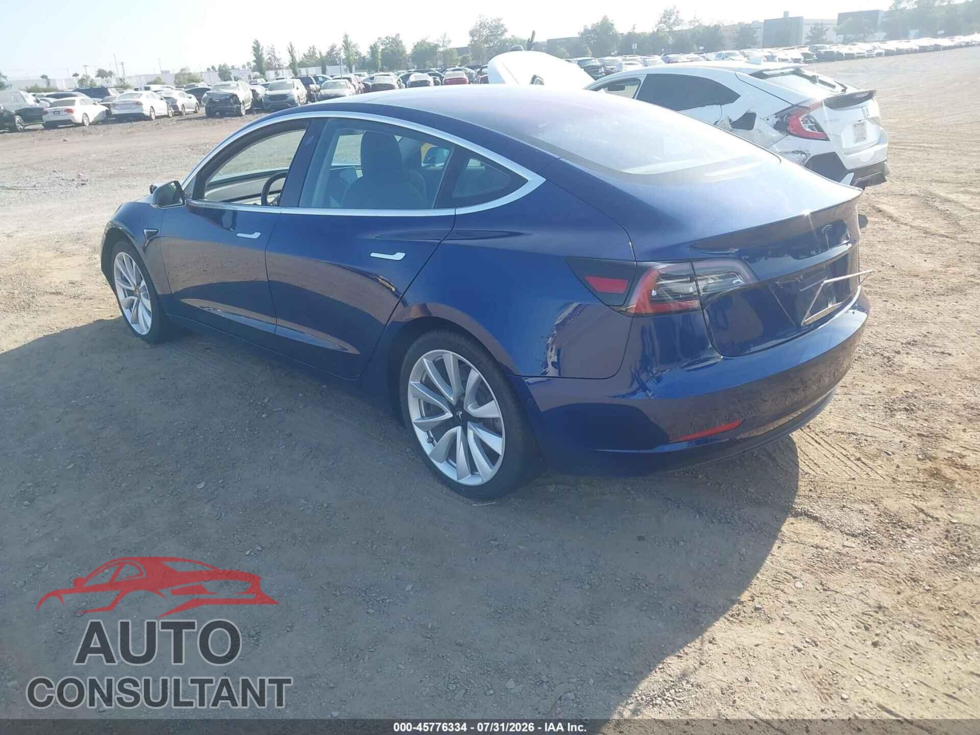 TESLA MODEL 3 2018 - 5YJ3E1EA9JF020403