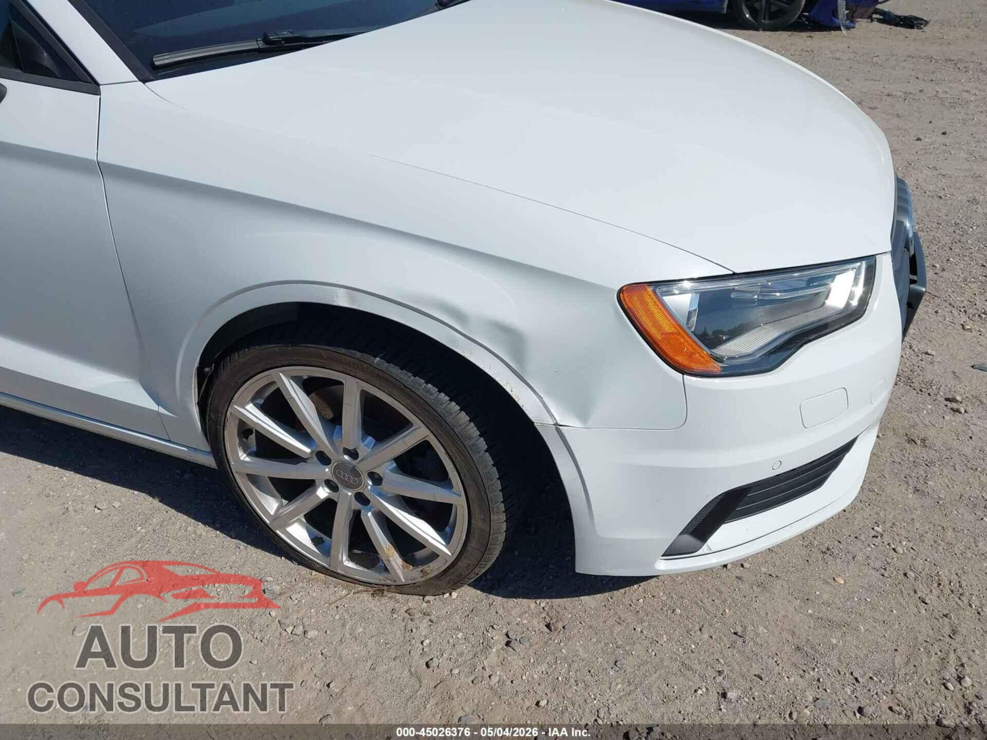 AUDI A3 2016 - WAUB8GFF6G1013777