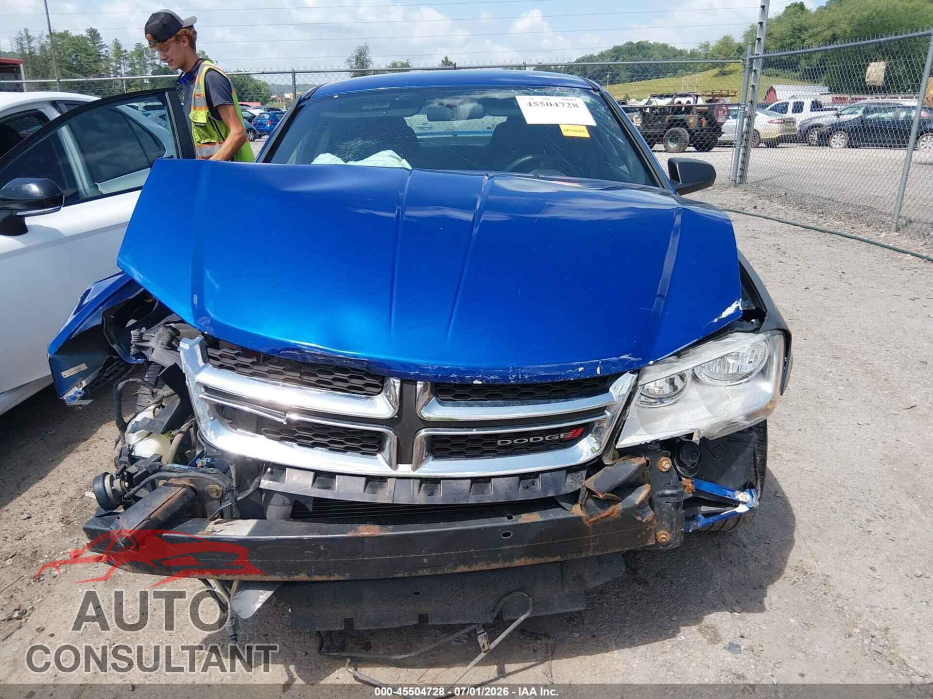 DODGE AVENGER 2013 - 1C3CDZAG3DN634000