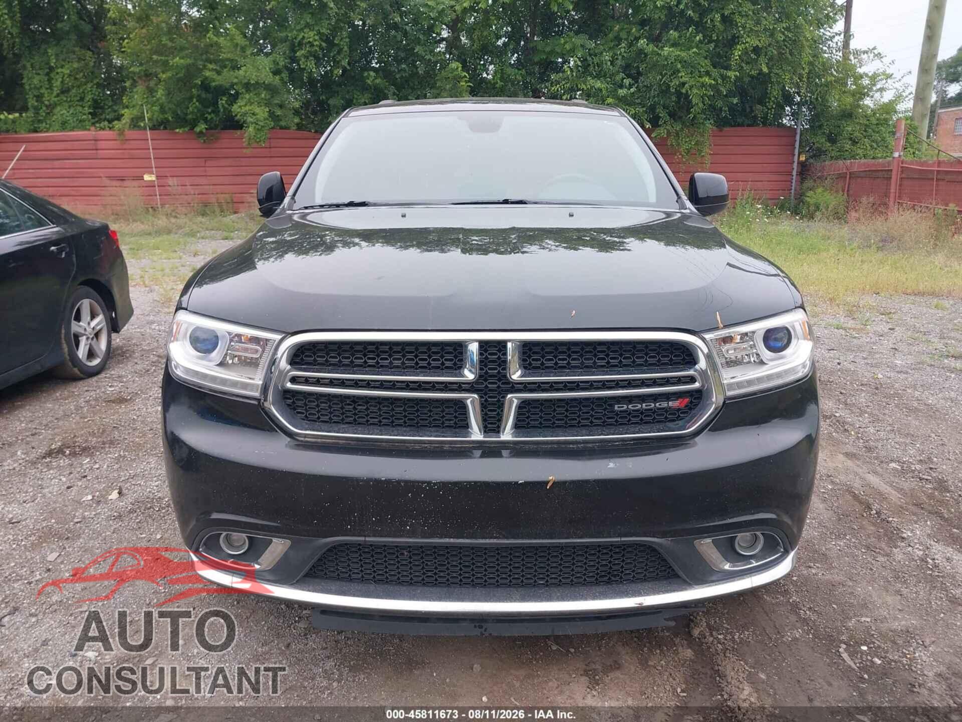 DODGE DURANGO 2017 - 1C4RDJAG8HC833990