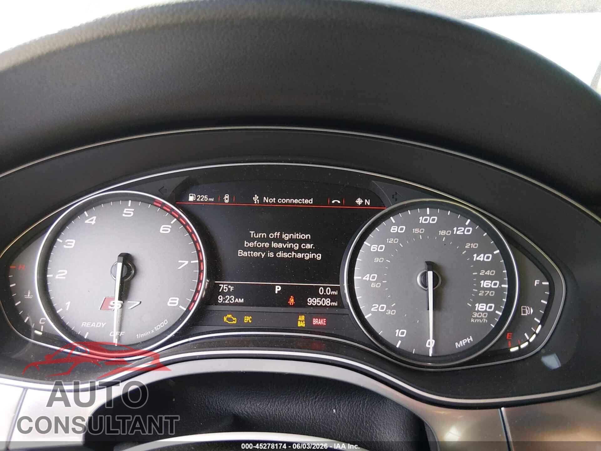 AUDI S7 2016 - WAUW2AFCXGN123200