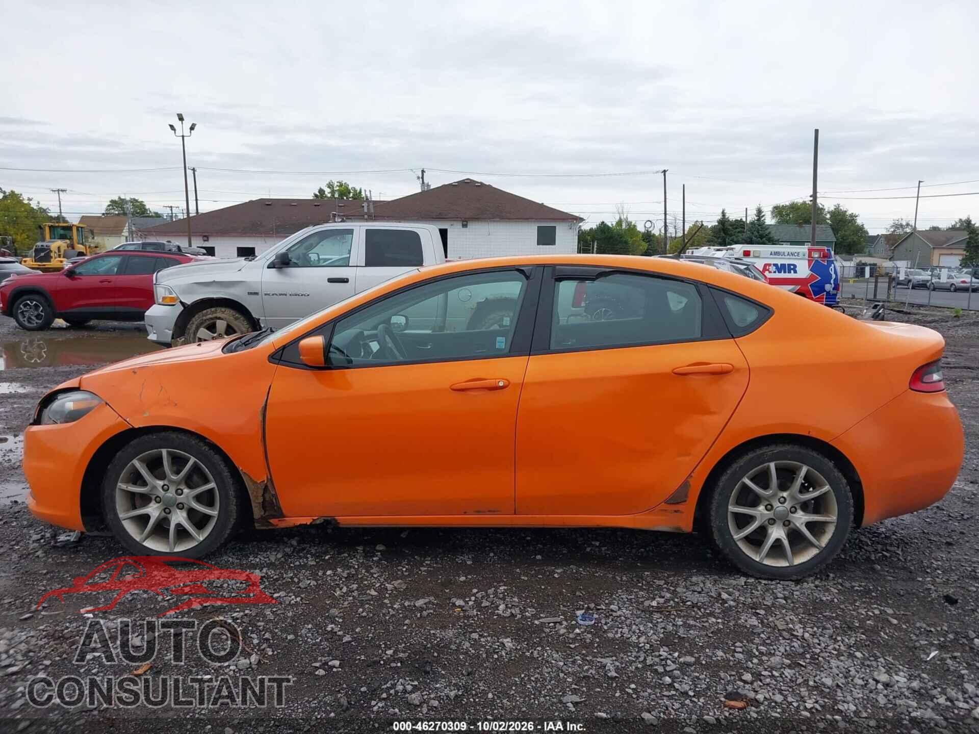 DODGE DART 2013 - 1C3CDFBA7DD308618