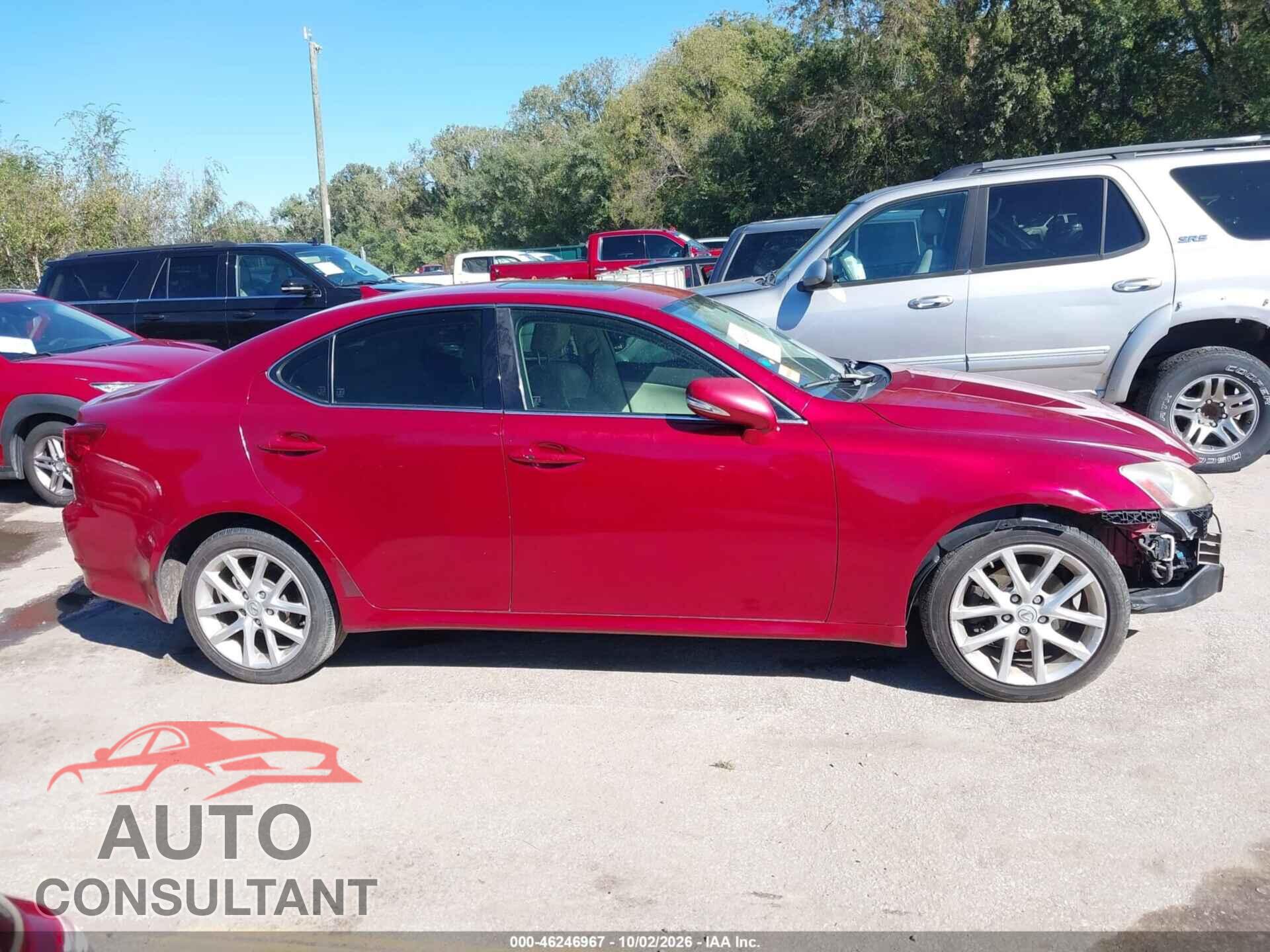 LEXUS IS 250 2012 - JTHCF5C28C5056859