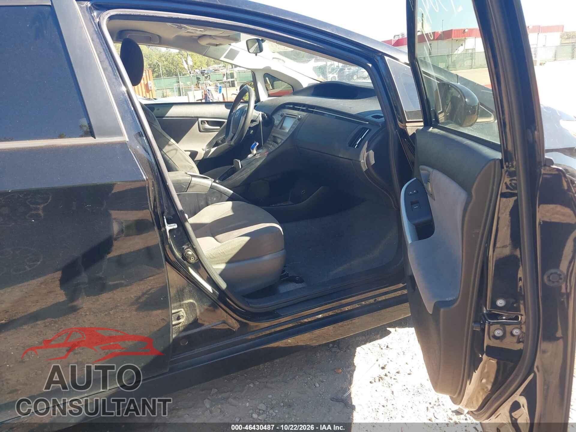 TOYOTA PRIUS 2013 - JTDKN3DU9D1692929
