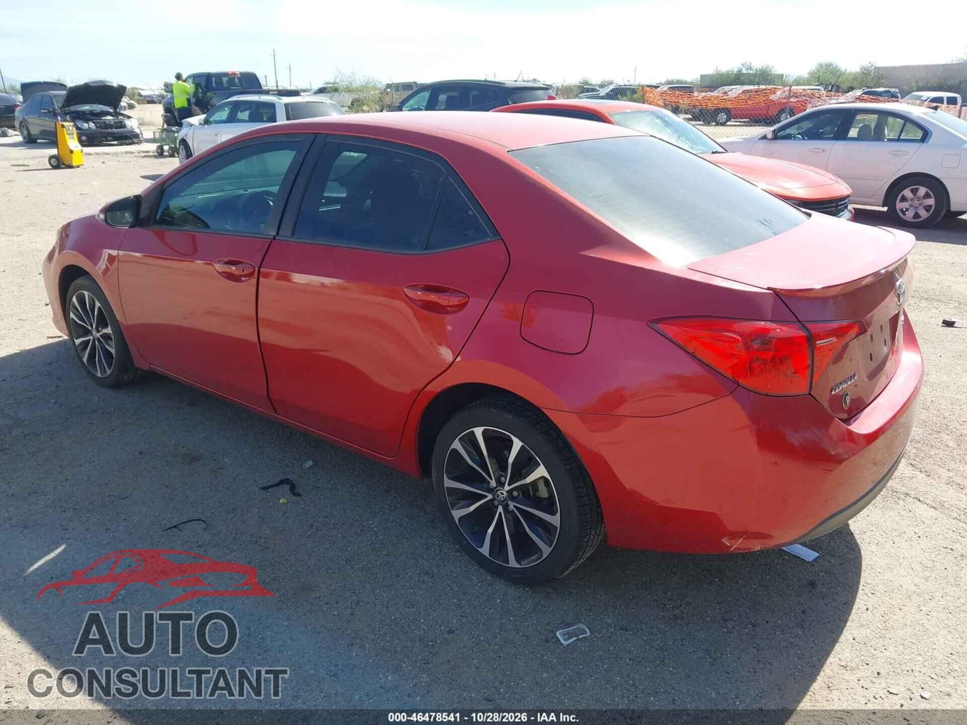 TOYOTA COROLLA 2017 - 2T1BURHE0HC792167