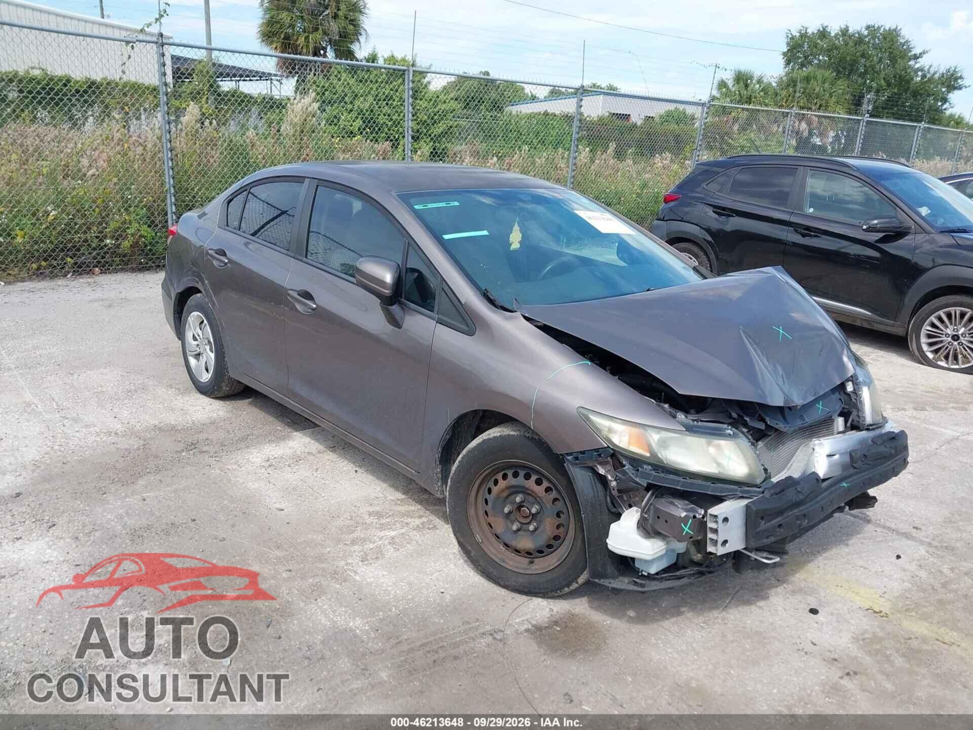 HONDA CIVIC 2014 - 19XFB2F5XEE027806