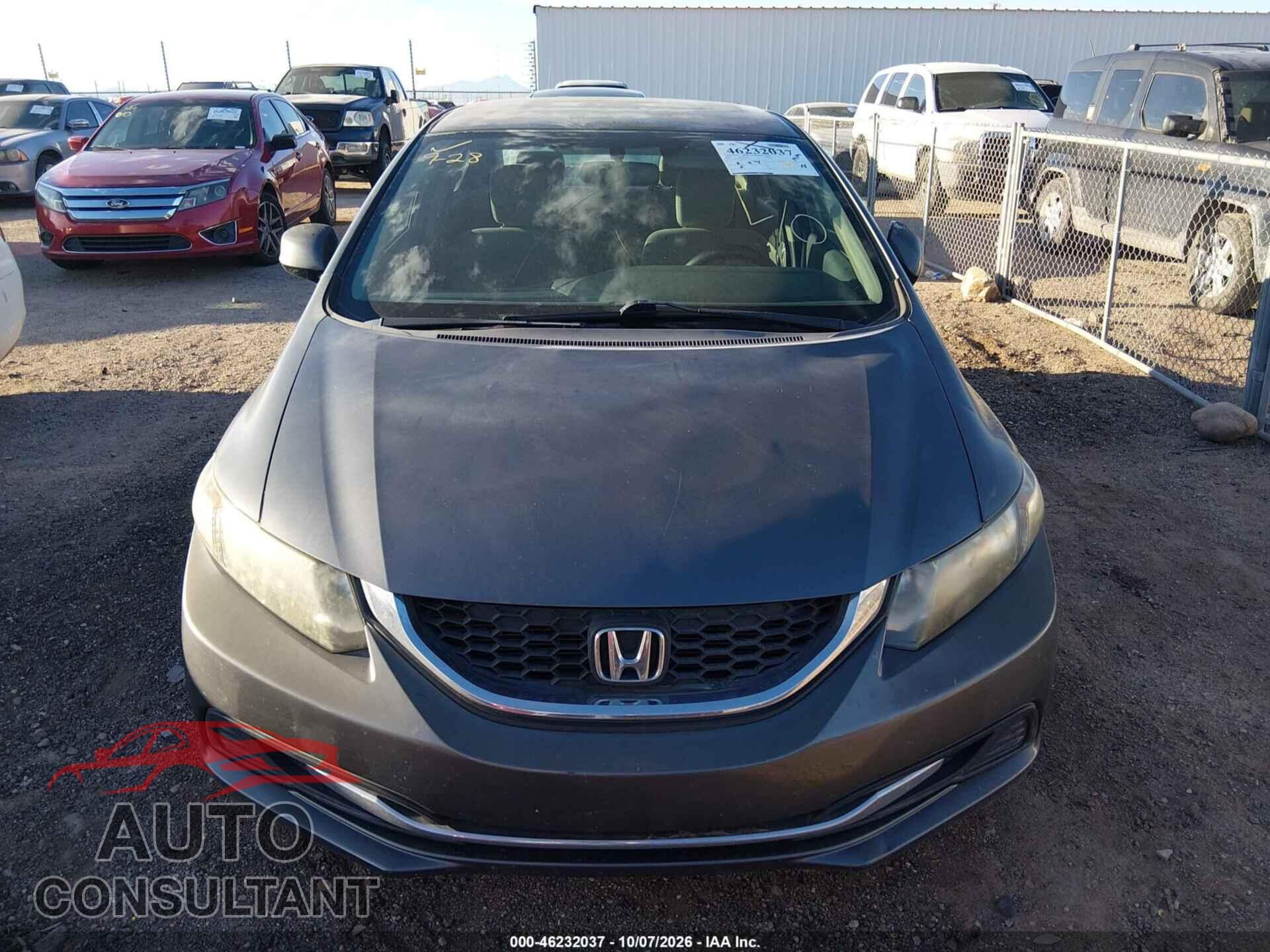 HONDA CIVIC 2013 - 19XFB2F54DE091371
