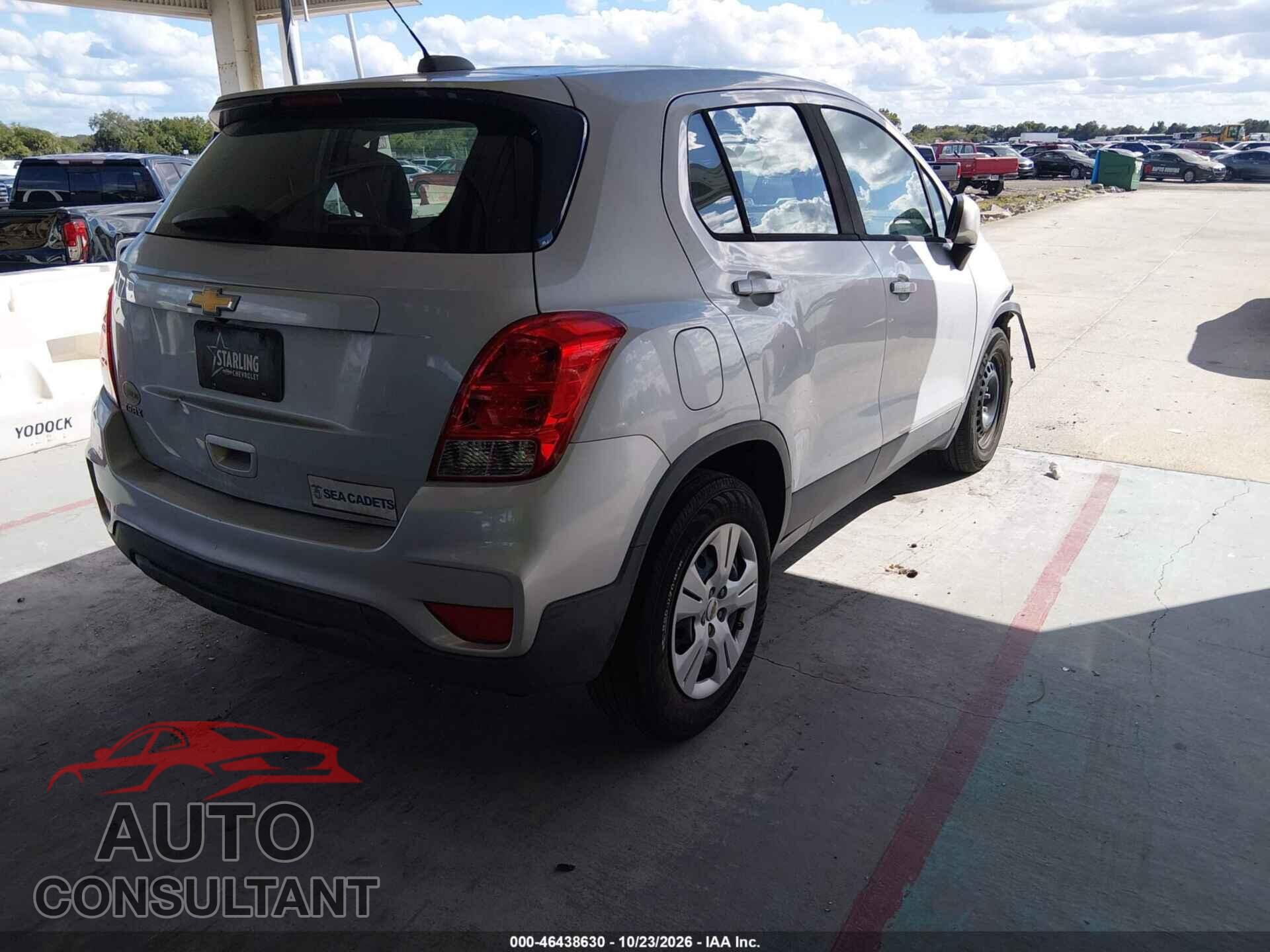 CHEVROLET TRAX 2017 - 3GNCJKSB3HL287778