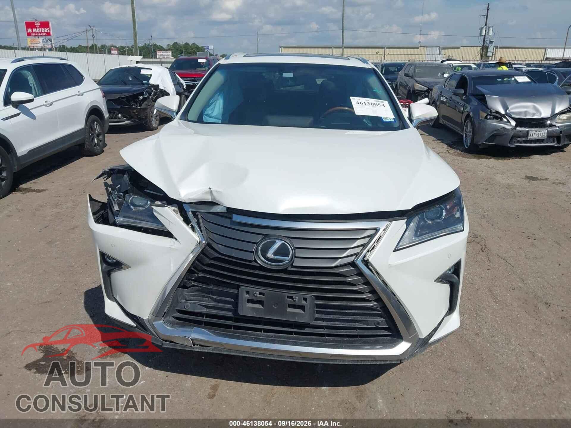 LEXUS RX 350 2016 - 2T2ZZMCA4GC032017