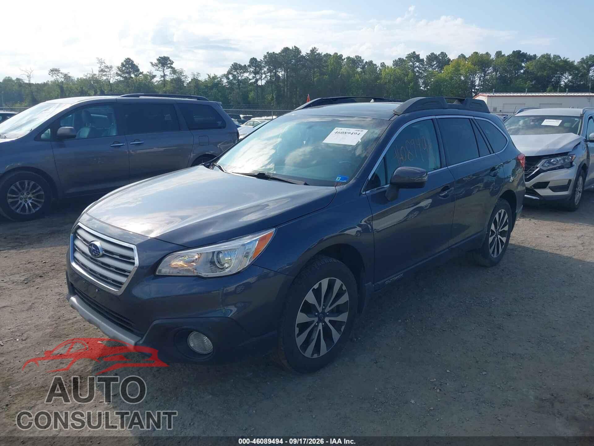 SUBARU OUTBACK 2017 - 4S4BSAKC8H3301248