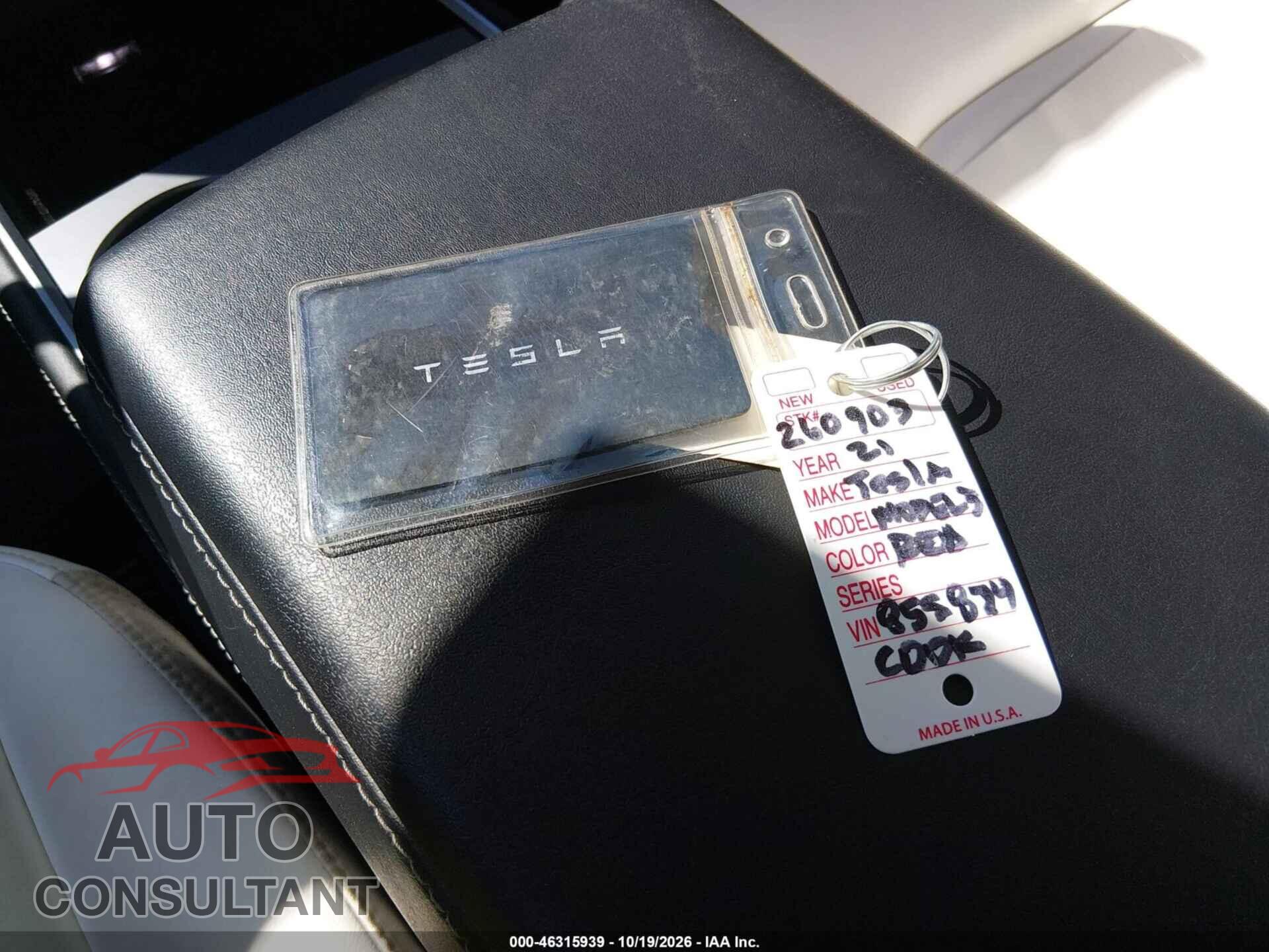 TESLA MODEL 3 2021 - 5YJ3E1EB8MF855874