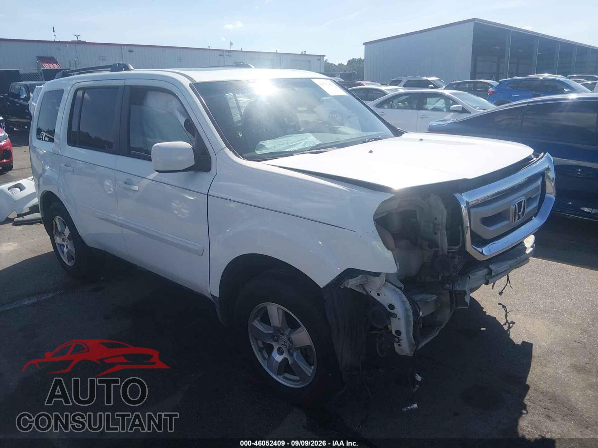 HONDA PILOT 2011 - 5FNYF3H57BB009673