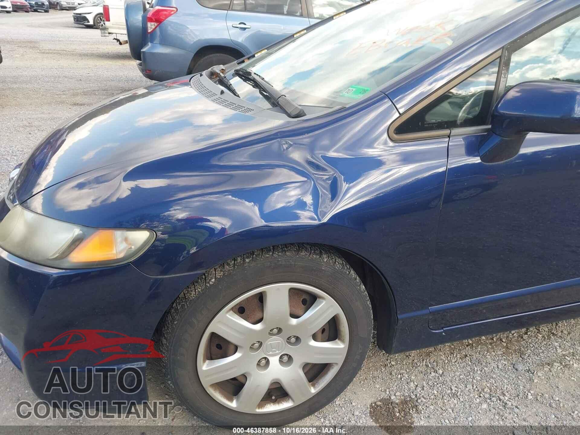 HONDA CIVIC 2009 - 19XFA16589E045787
