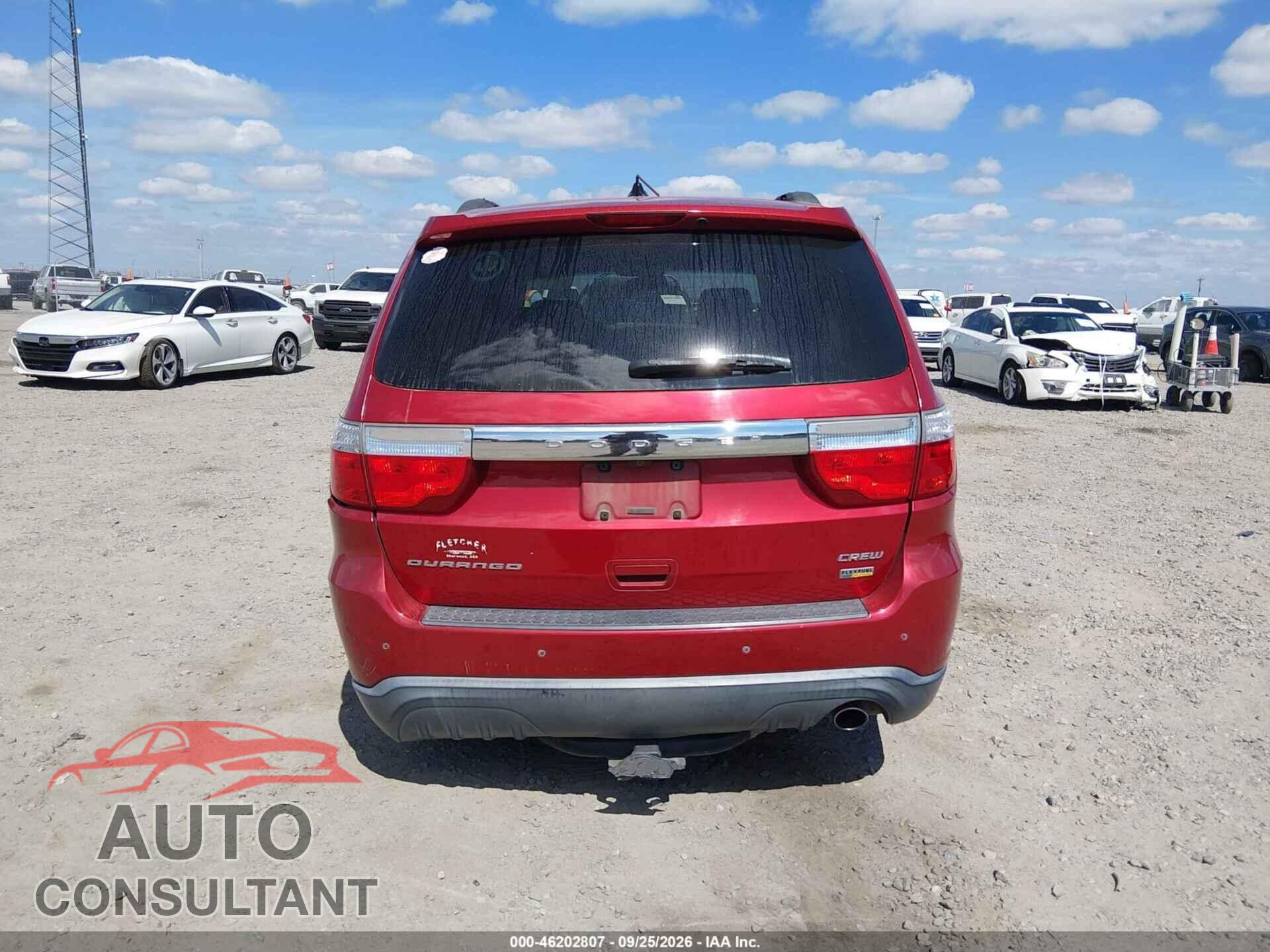 DODGE DURANGO 2011 - 1D4RD4GG1BC634380
