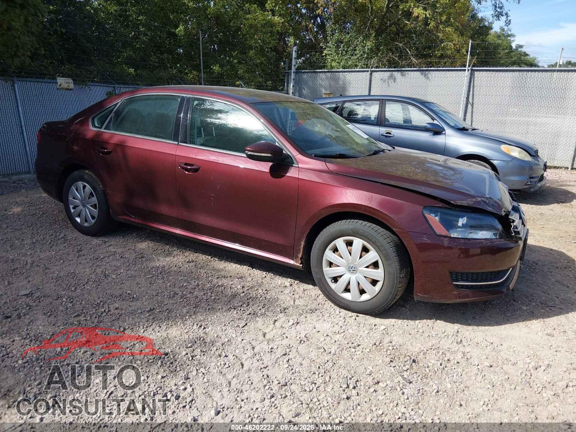 VOLKSWAGEN PASSAT 2012 - 1VWAP7A3XCC042998