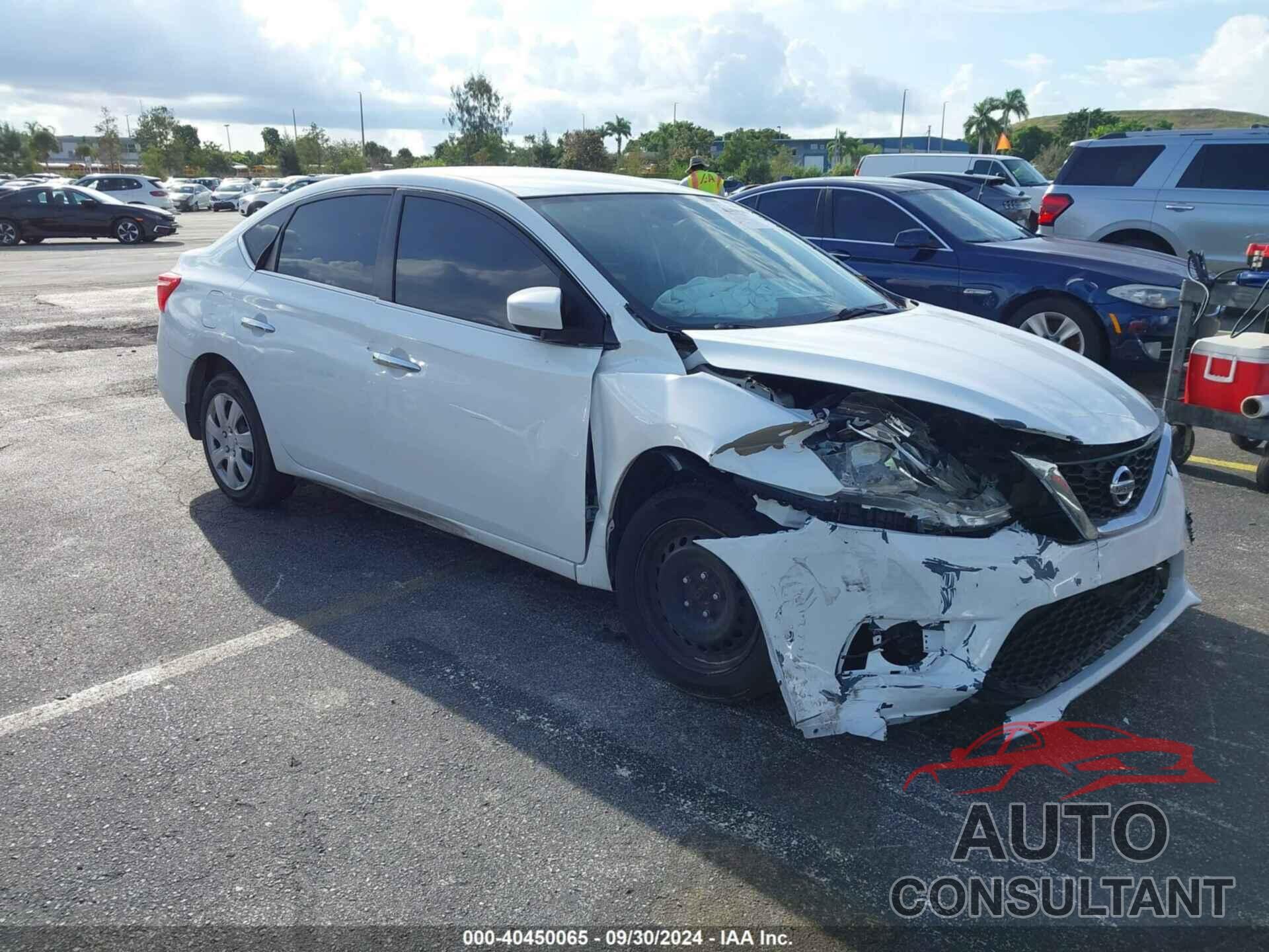 NISSAN SENTRA 2019 - 3N1AB7AP1KY330048