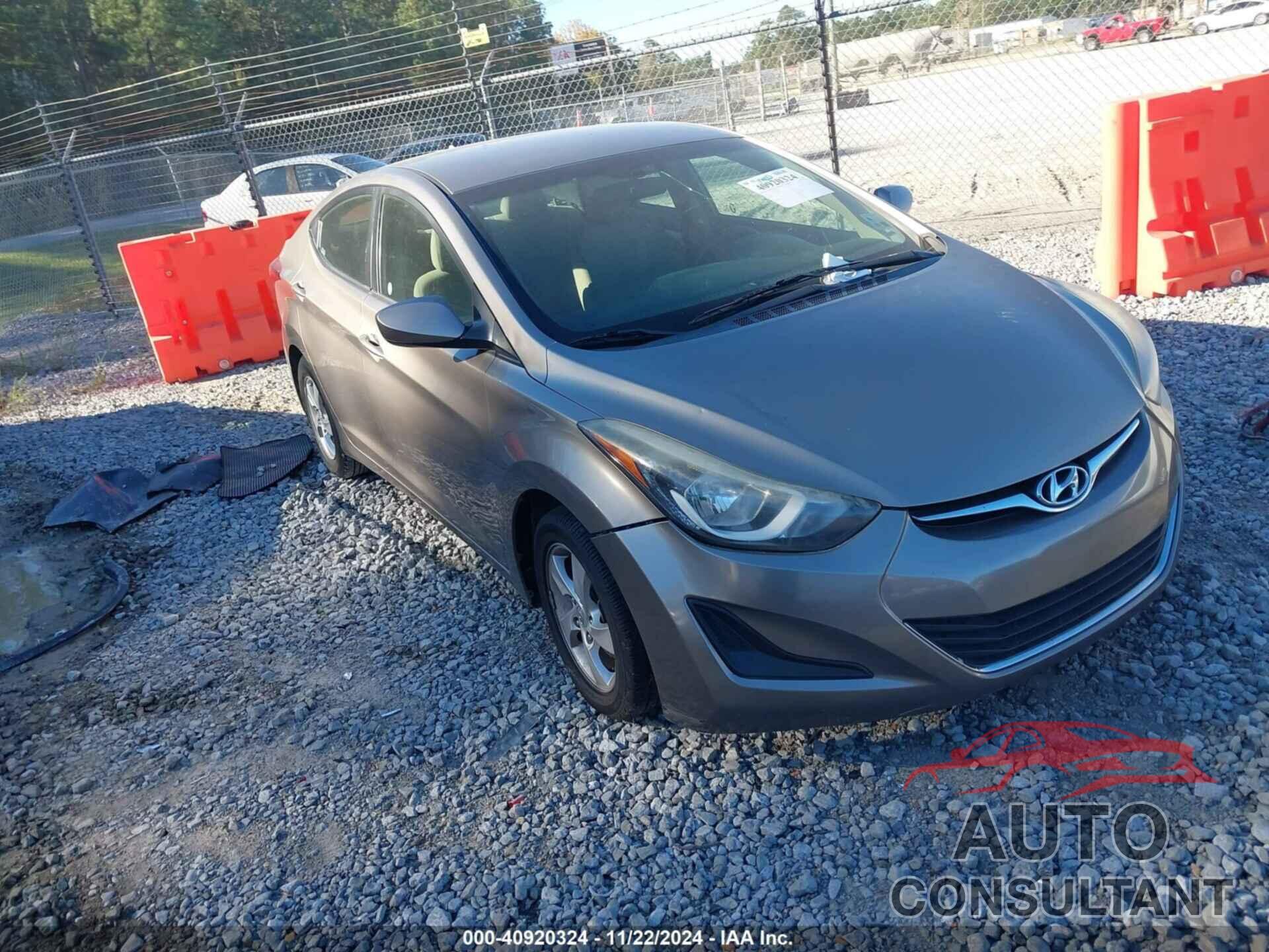 HYUNDAI ELANTRA 2015 - 5NPDH4AE2FH592587