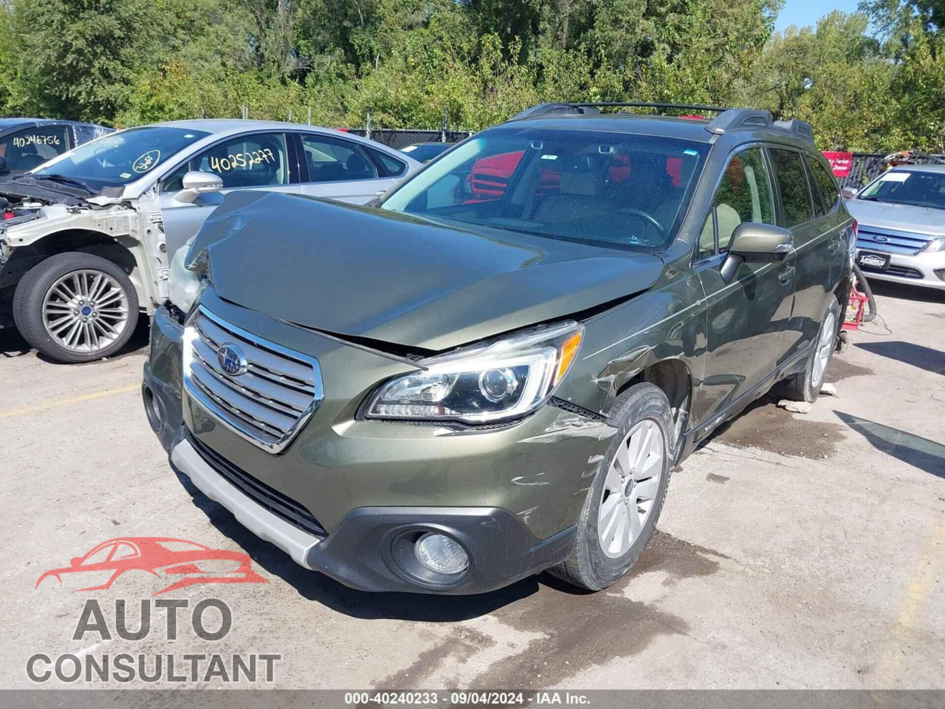 SUBARU OUTBACK 2015 - 4S4BSBFC0F3292557