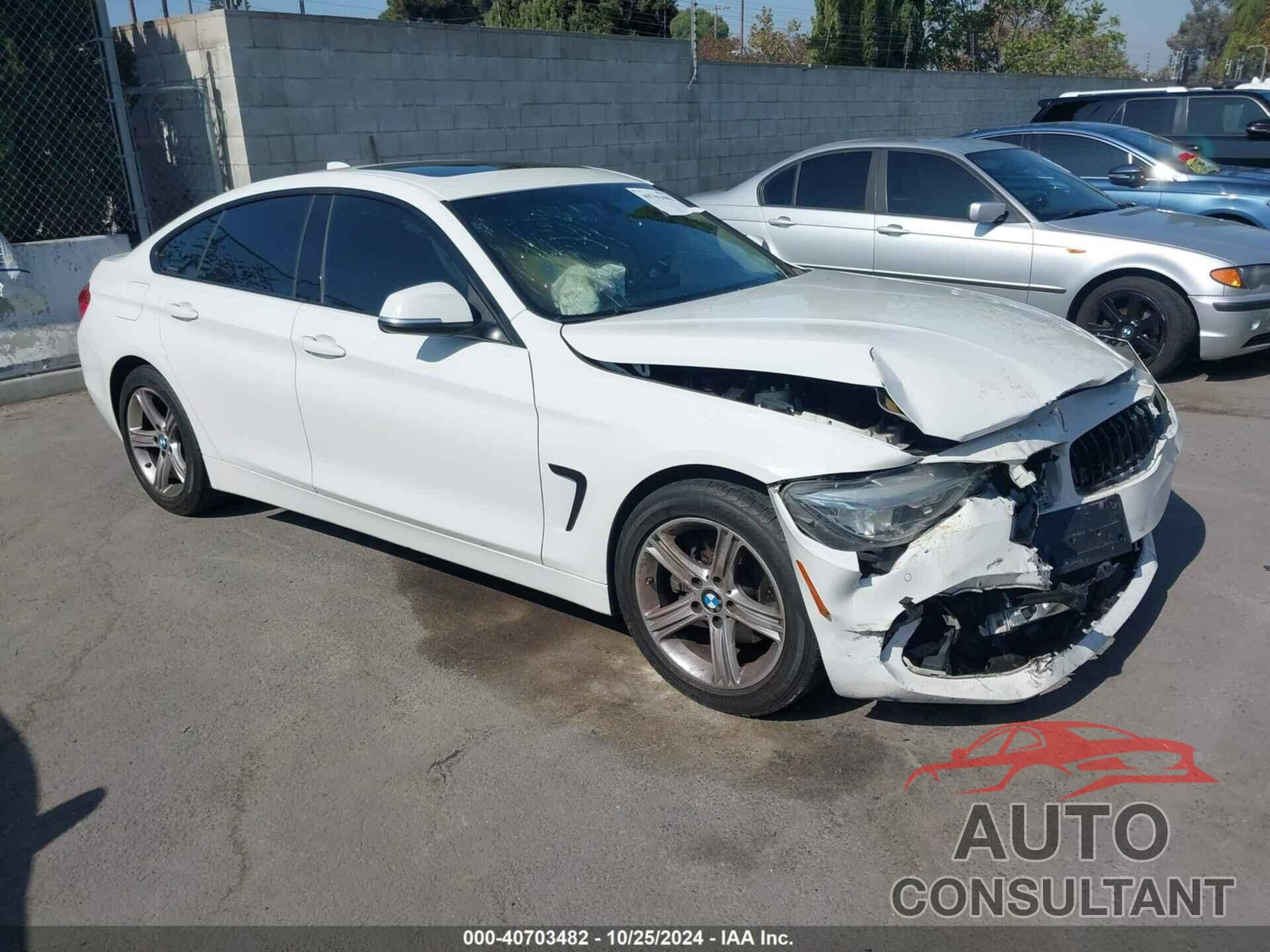 BMW 428 GRAN COUPE 2015 - WBA4A9C54FGL86378