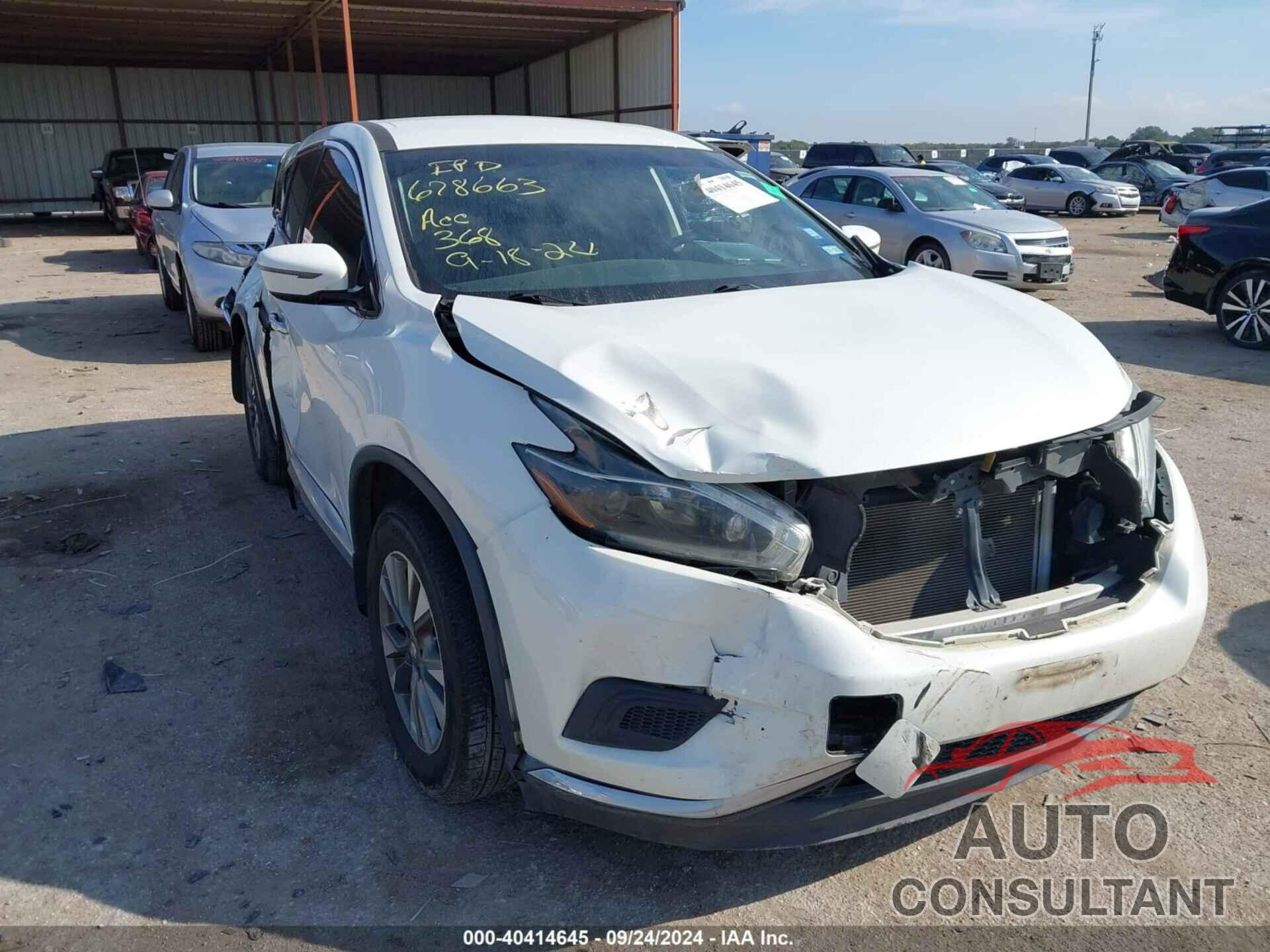 NISSAN MURANO 2018 - 5N1AZ2MG9JN163968