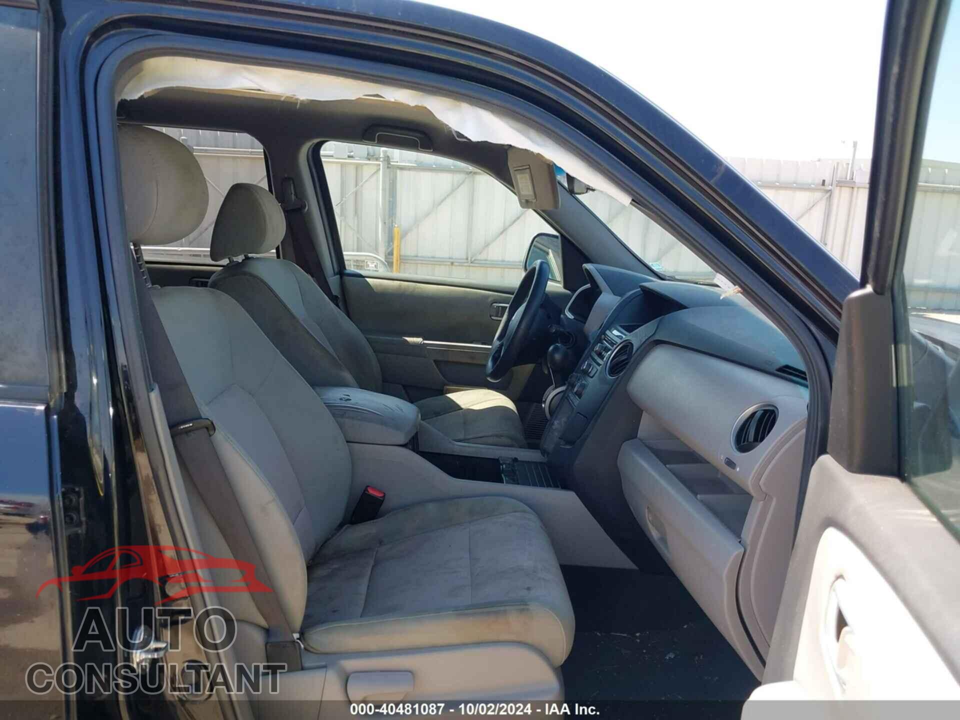 HONDA PILOT 2012 - 5FNYF3H43CB035700