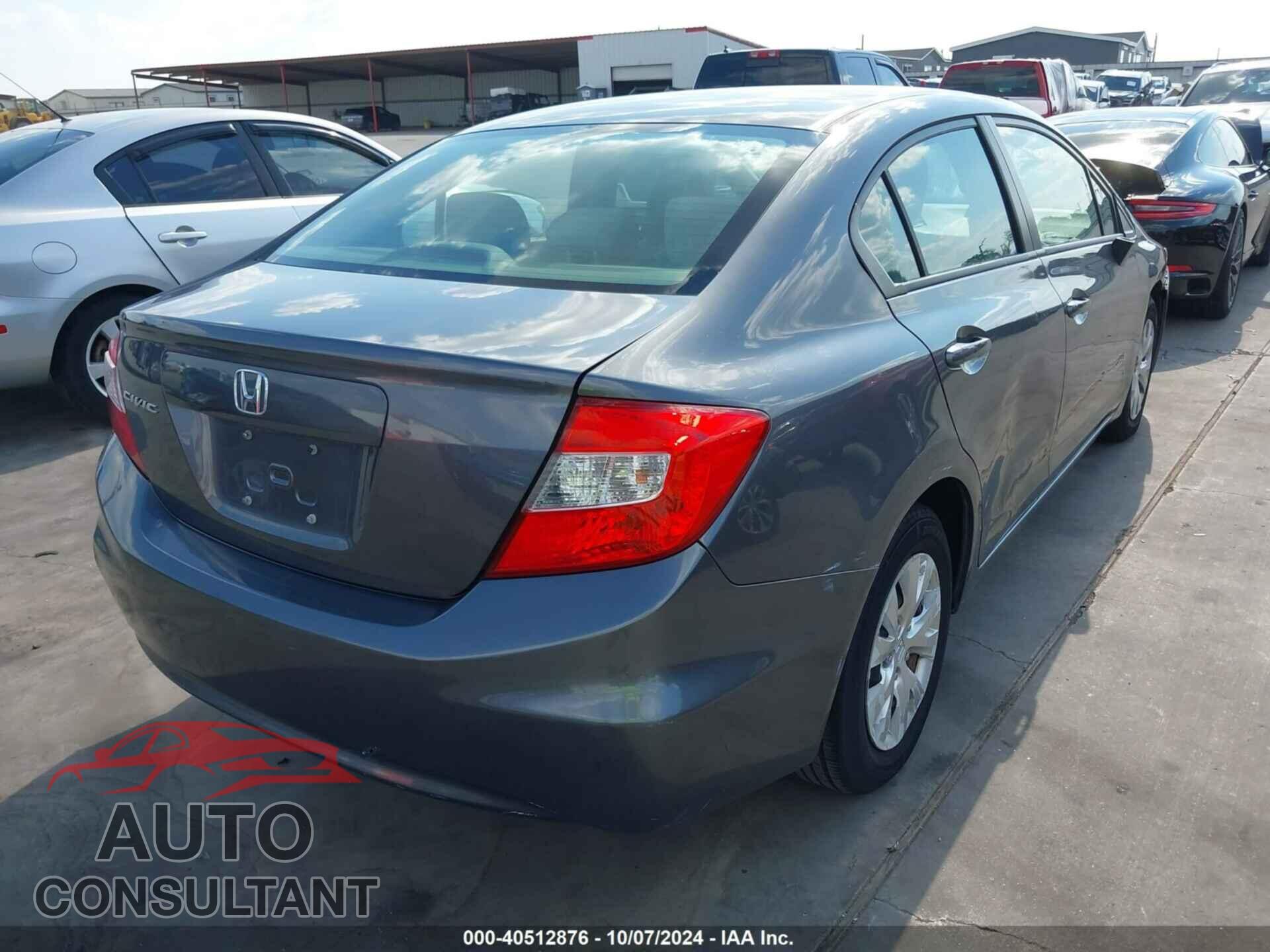 HONDA CIVIC 2012 - 19XFB2F52CE036724