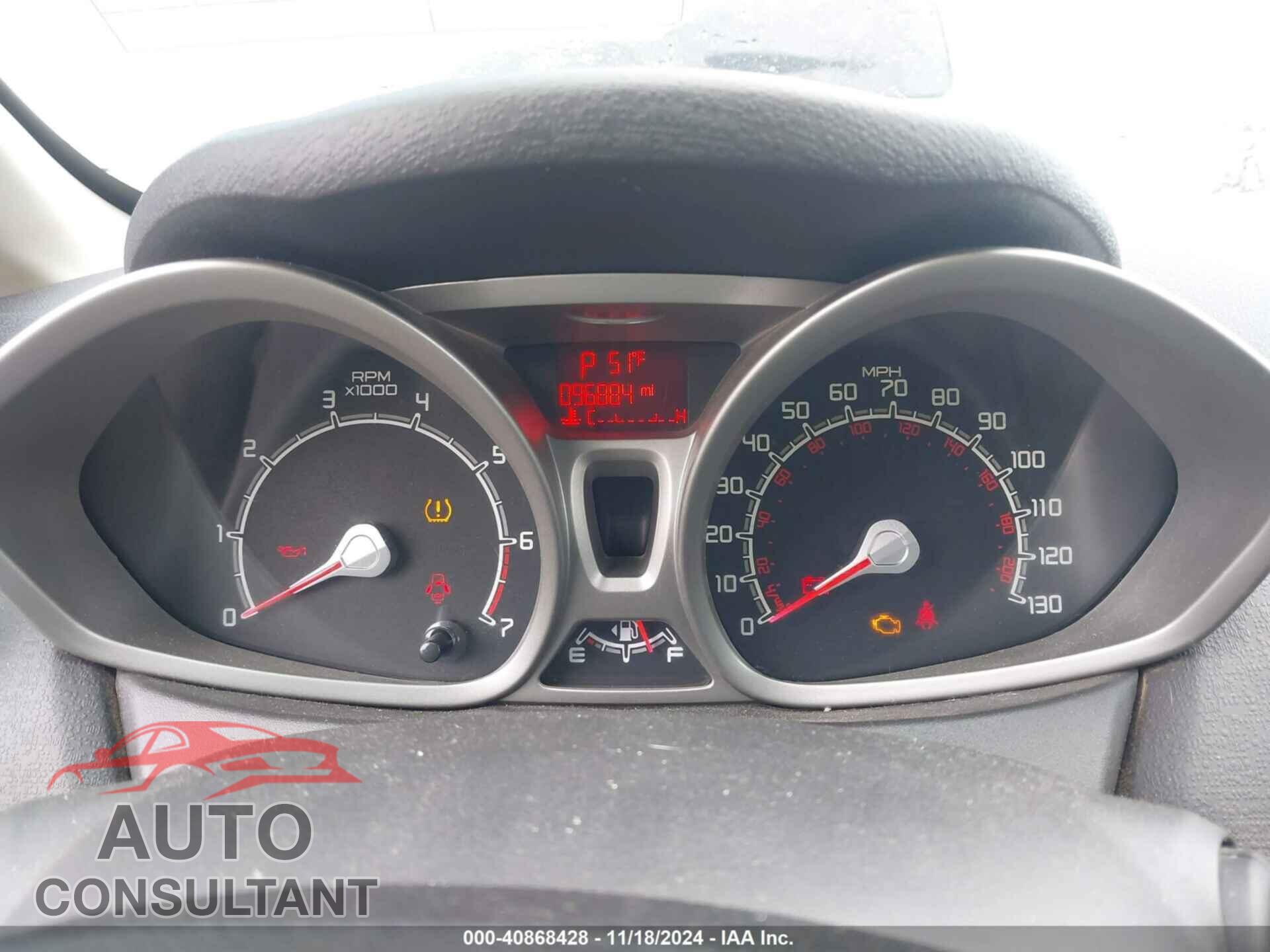 FORD FIESTA 2013 - 3FADP4BJ4DM103473