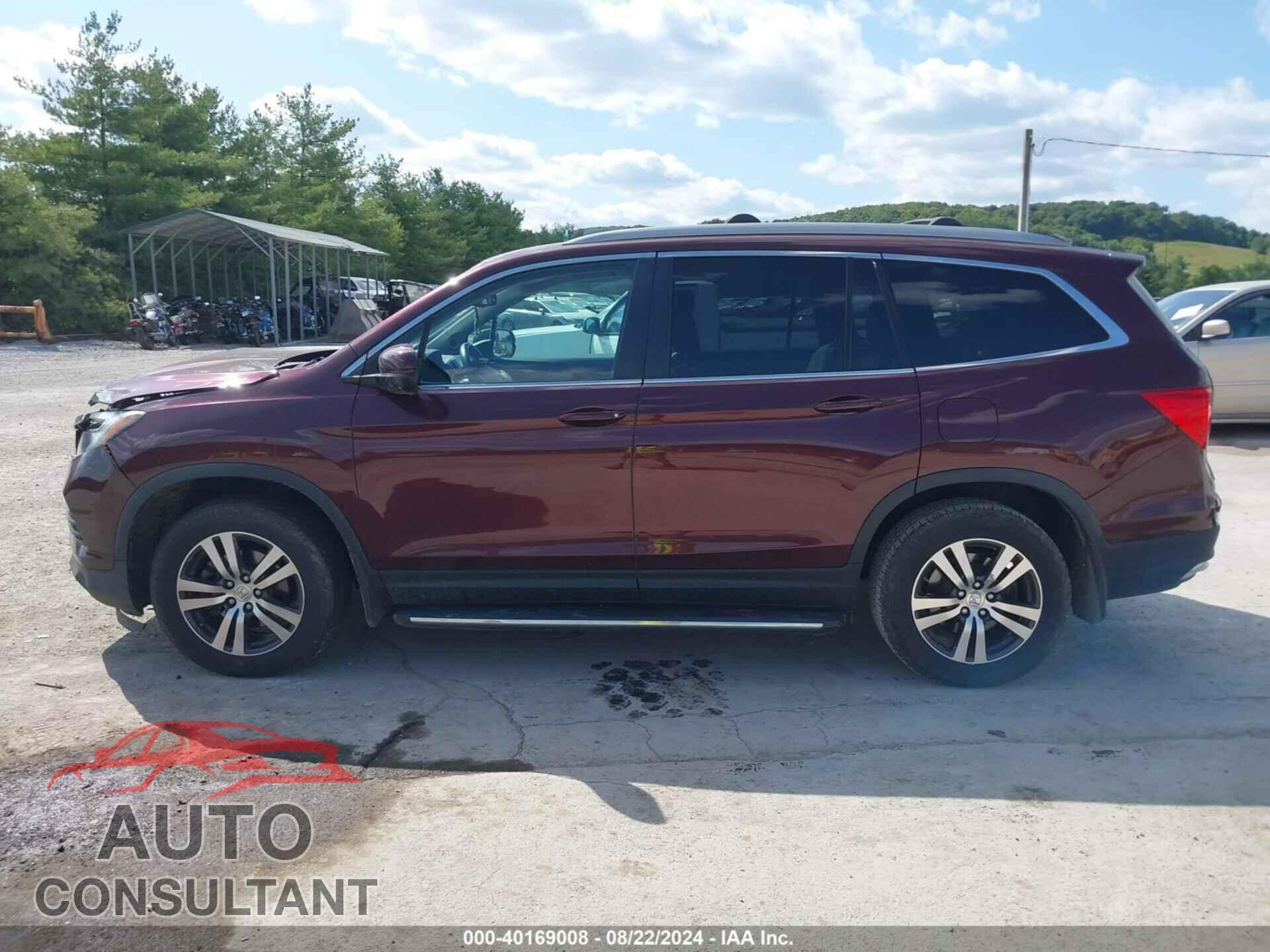 HONDA PILOT 2017 - 5FNYF6H55HB022206